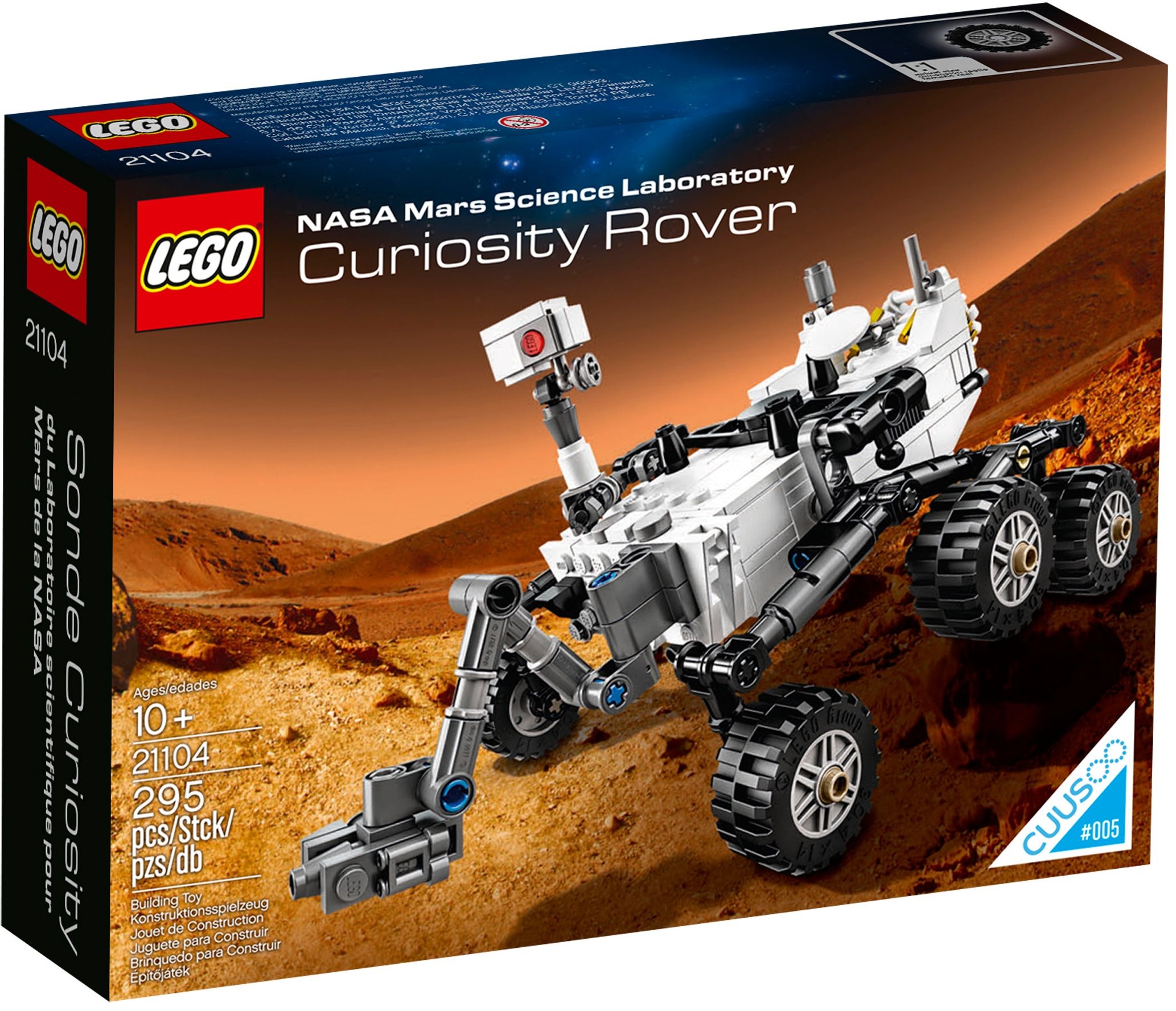LEGO Editions NASA Mars Science Laboratory Curiosity Rover 21104 tổng thể