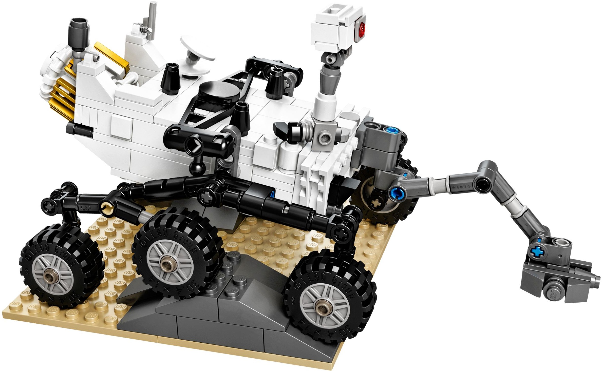 LEGO NASA Mars Science Laboratory Curiosity Rover 21104 chi tiết mặt trước