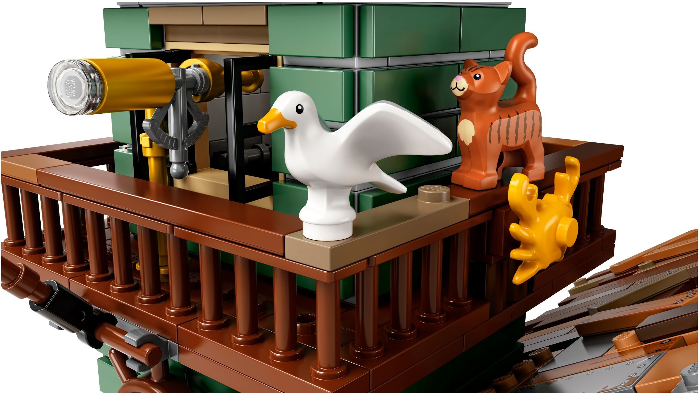 LEGO Old Fishing Store 21310 chi tiết mặt trước