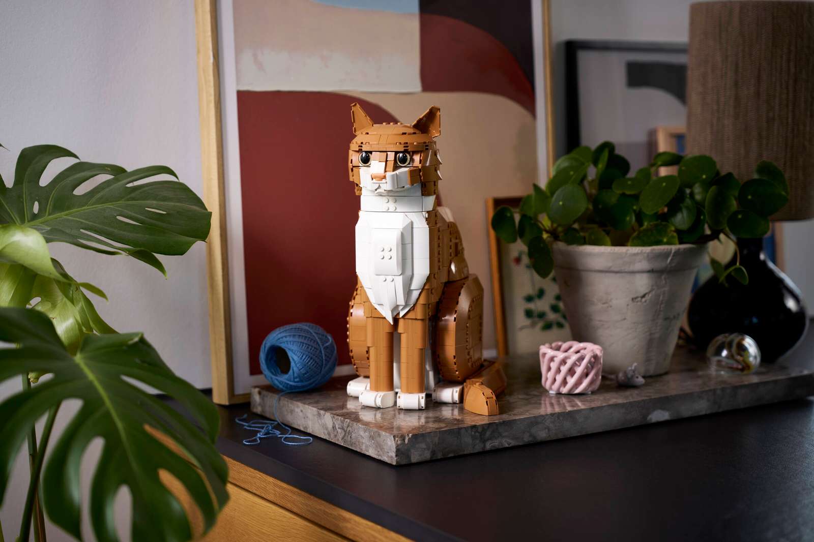 LEGO Orange Cat 21376 chi tiết mặt trước