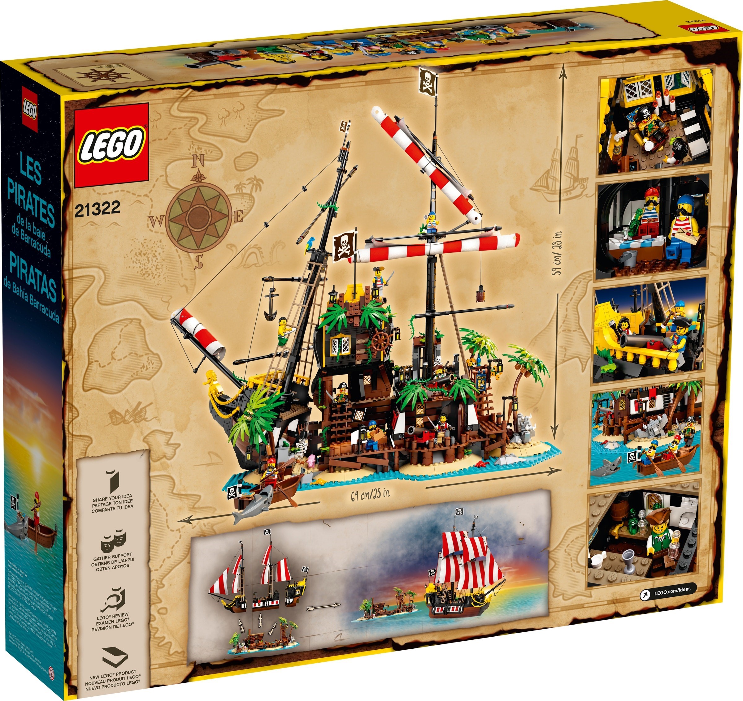 LEGO Pirates of Barracuda Bay 21322 ảnh chi tiết thêm