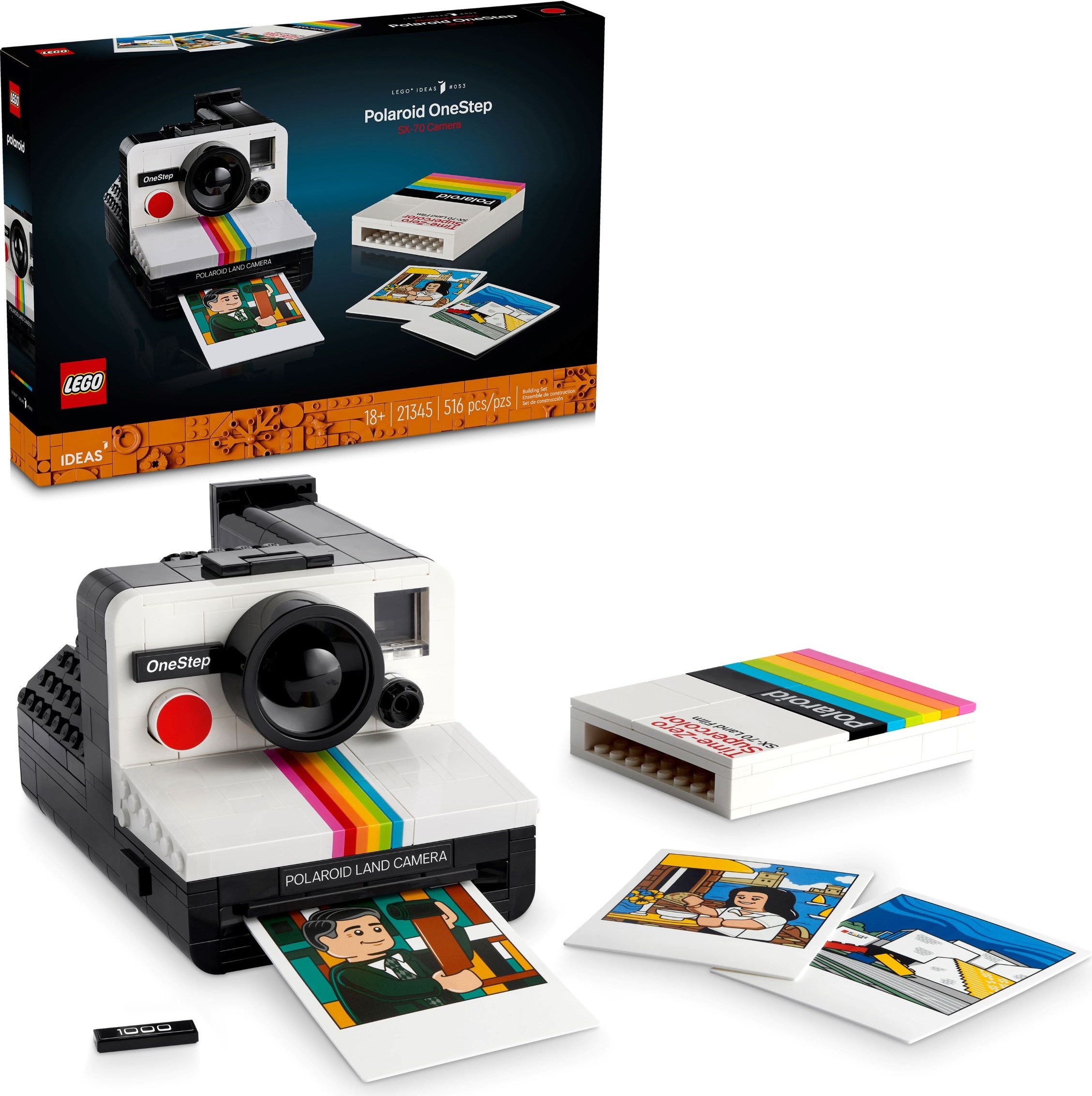 LEGO Editions Polaroid OneStep SX-70 Camera 21345 tổng thể