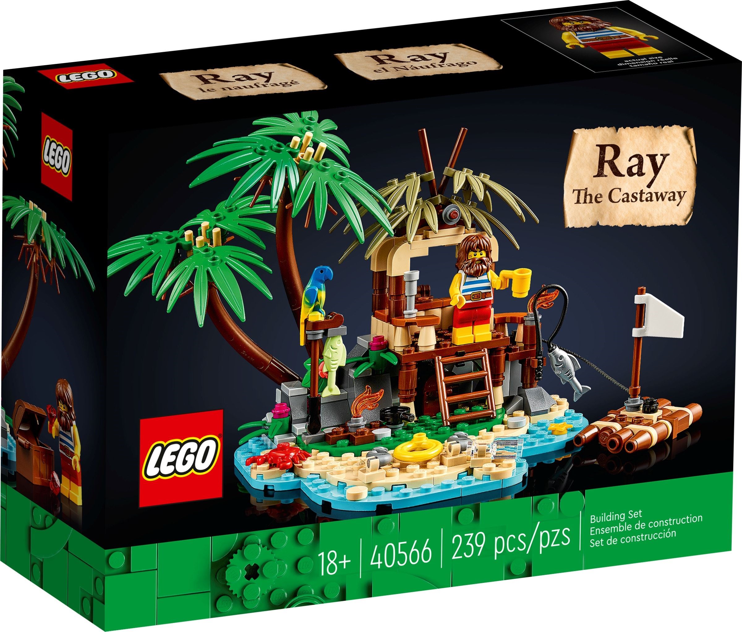 LEGO Editions Ray the Castaway 40566 tổng thể