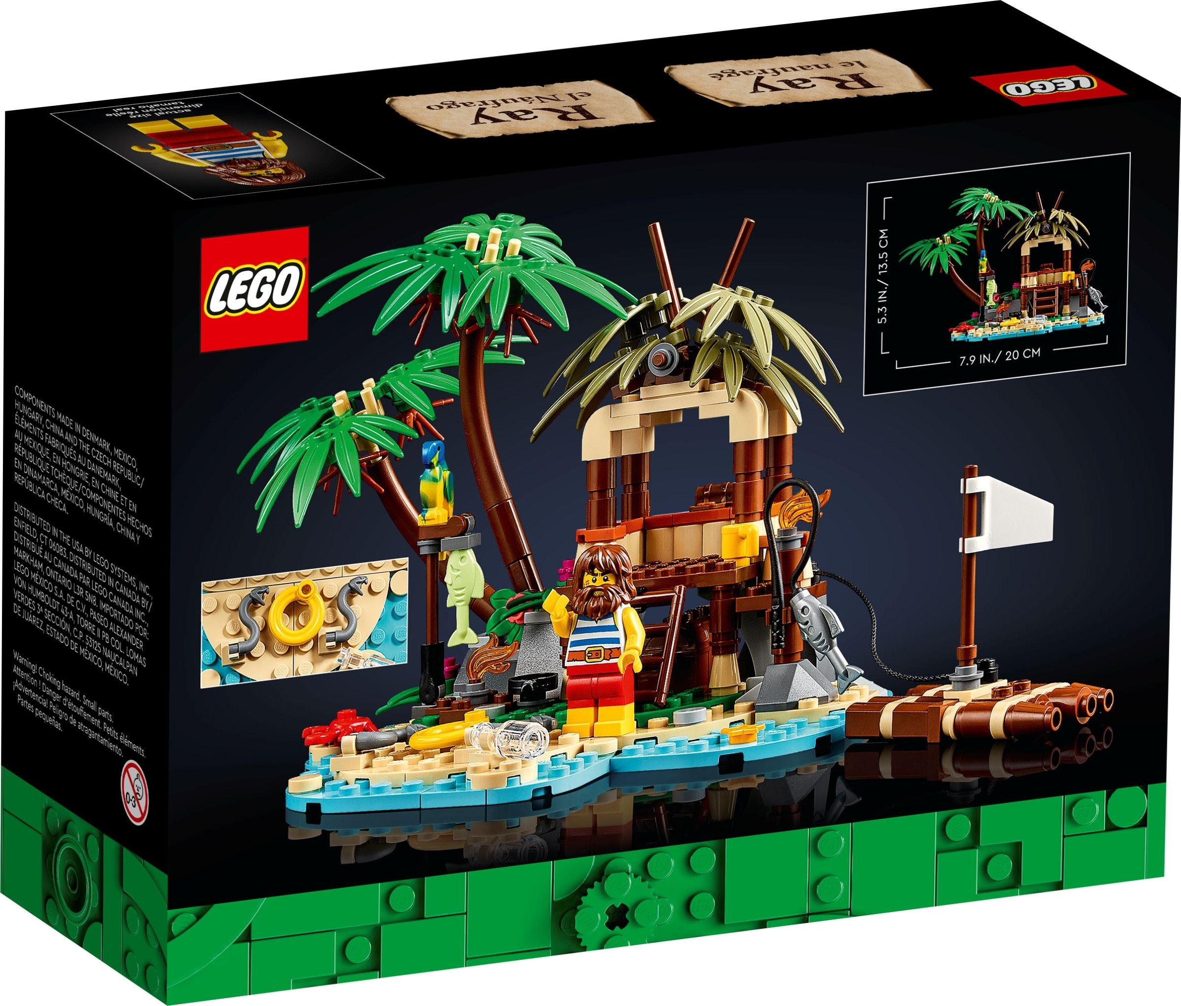 LEGO Ray the Castaway 40566 chi tiết mặt trước