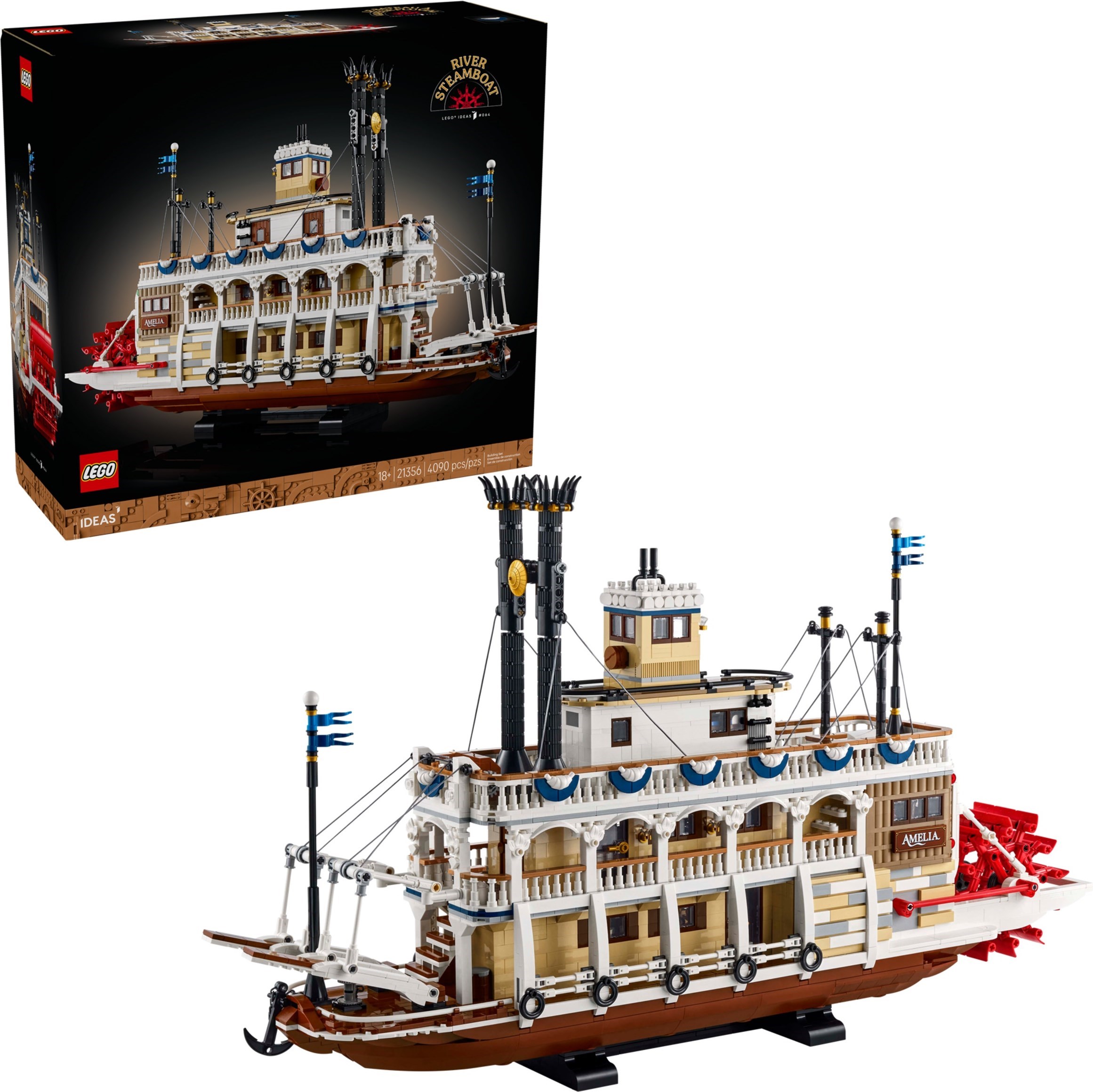 LEGO Editions River Steamboat 21356 tổng thể