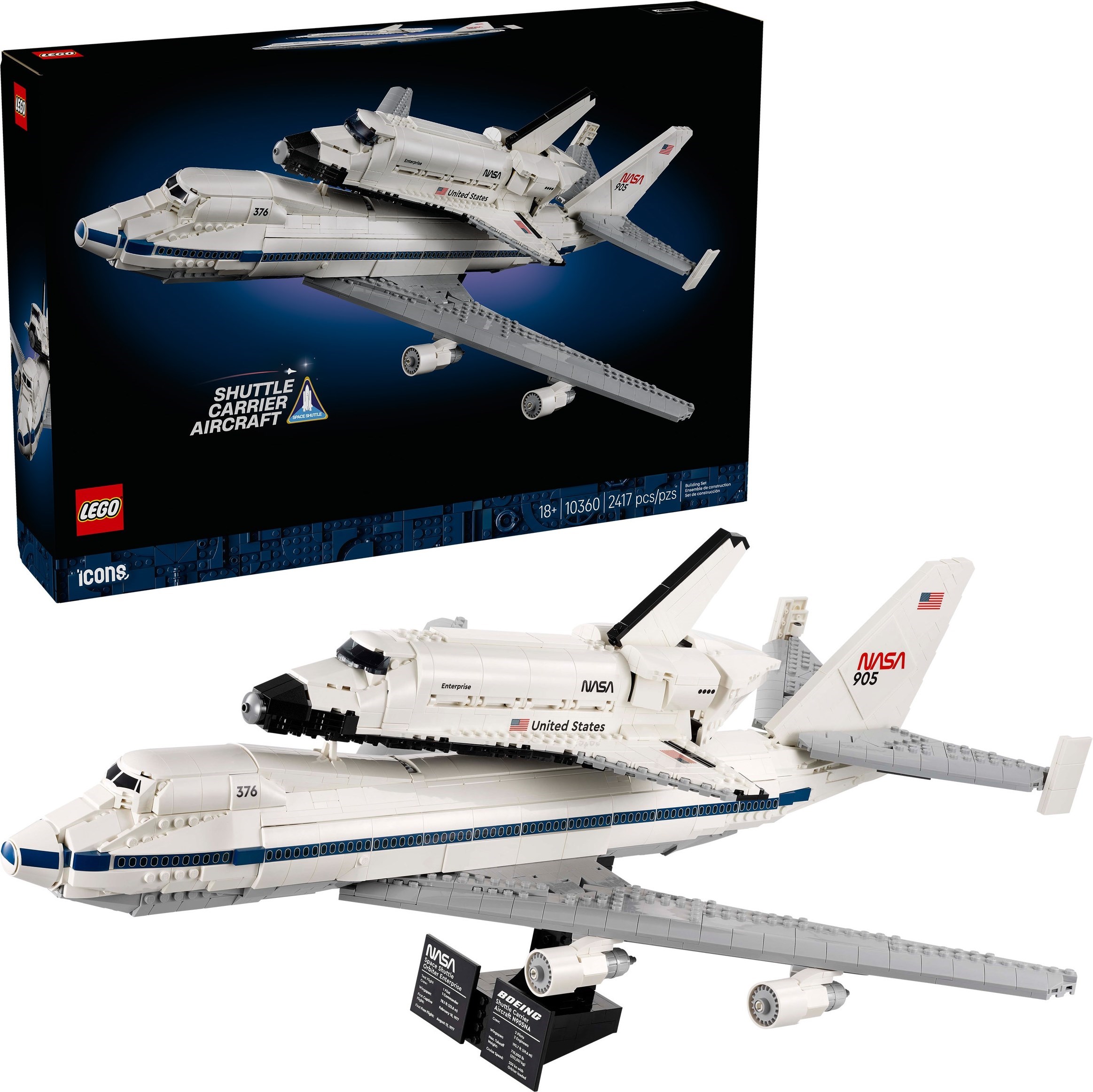 LEGO Editions Shuttle Carrier Aircraft 10360 tổng thể