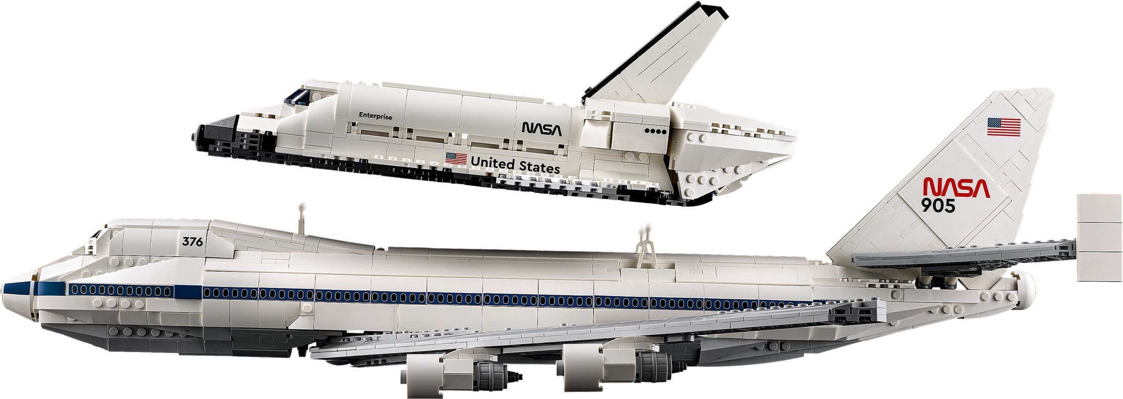 LEGO Shuttle Carrier Aircraft 10360 chi tiết mặt trước