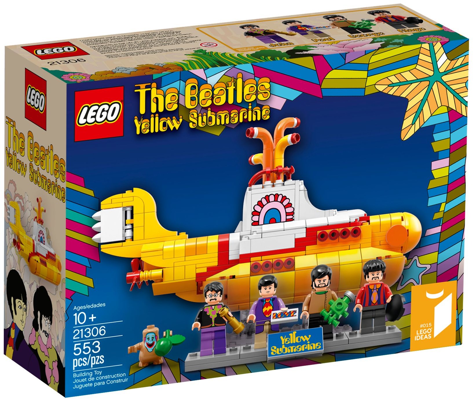 LEGO Editions The Beatles Yellow Submarine 21306 tổng thể