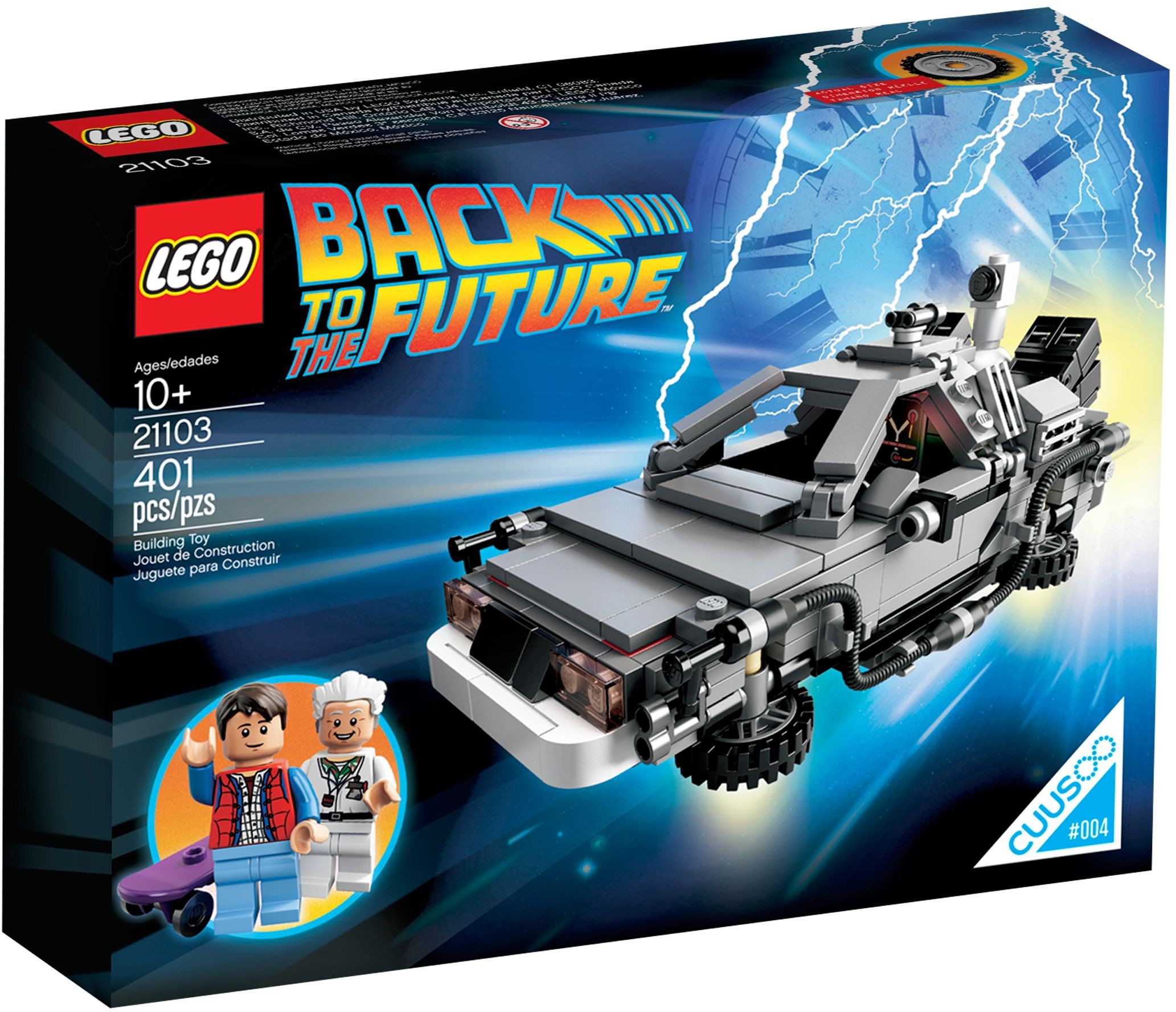 LEGO Editions The DeLorean Time Machine 21103 tổng thể