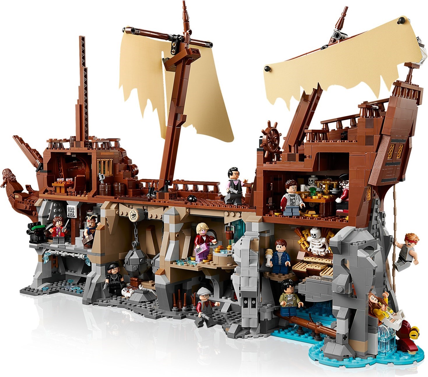 LEGO The Goonies 21363 chi tiết mặt trước