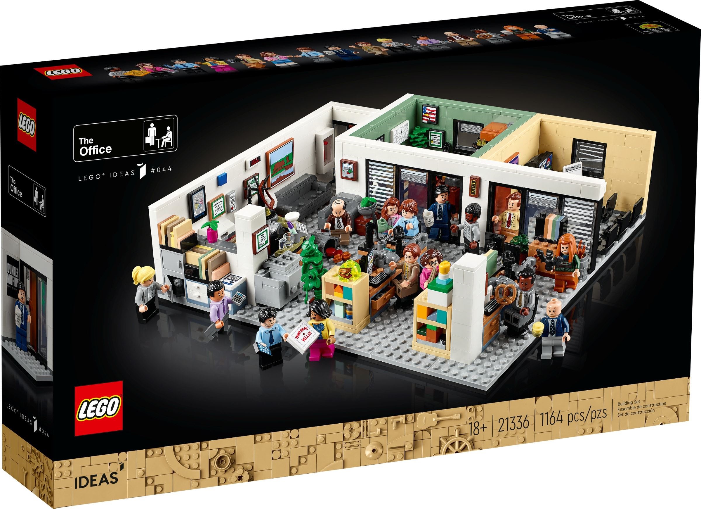 LEGO The Office 21336 chi tiết mặt trước