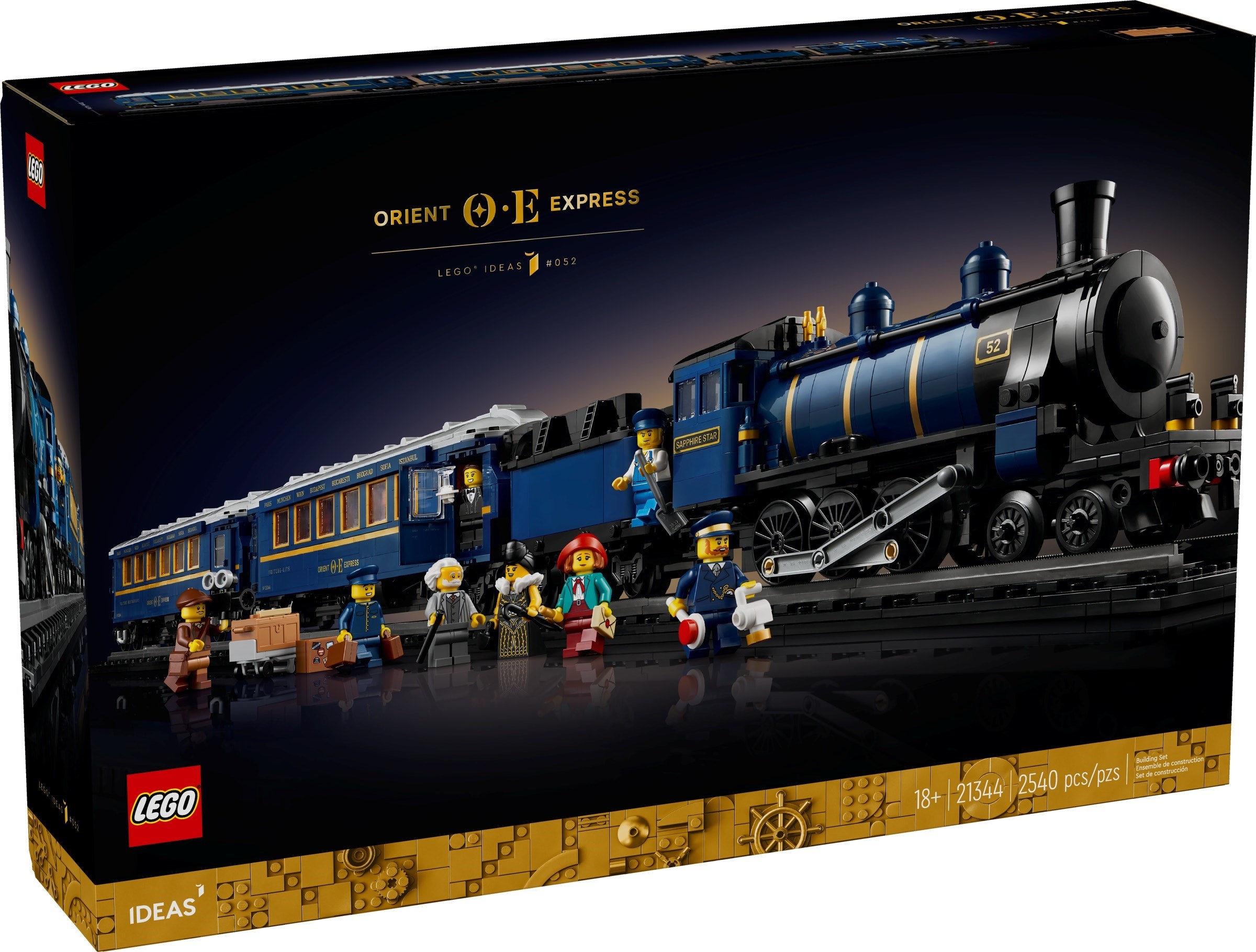 LEGO Editions The Orient Express Train 21344 tổng thể
