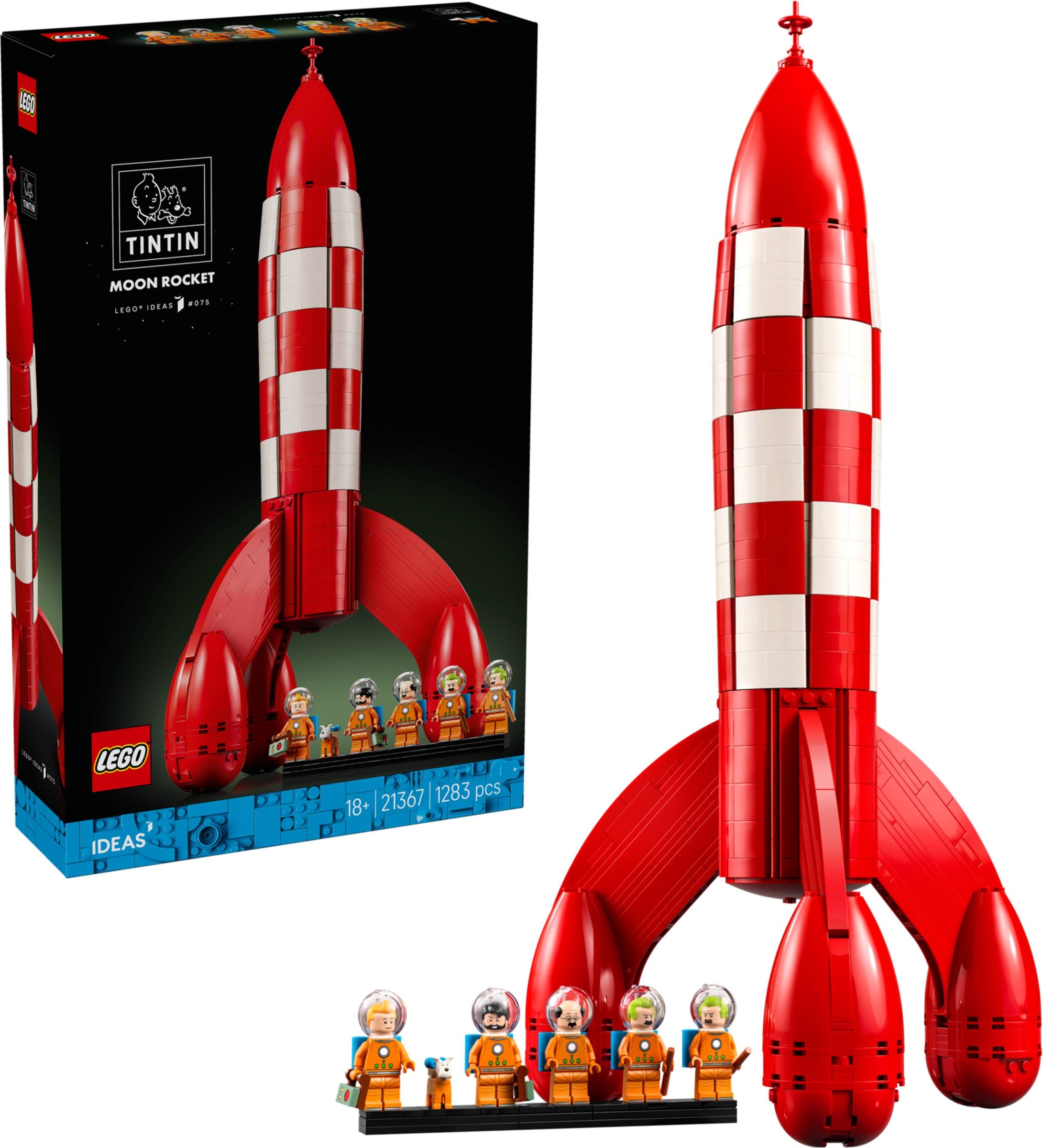 LEGO Editions TinTin Moon Rocket 21367 tổng thể