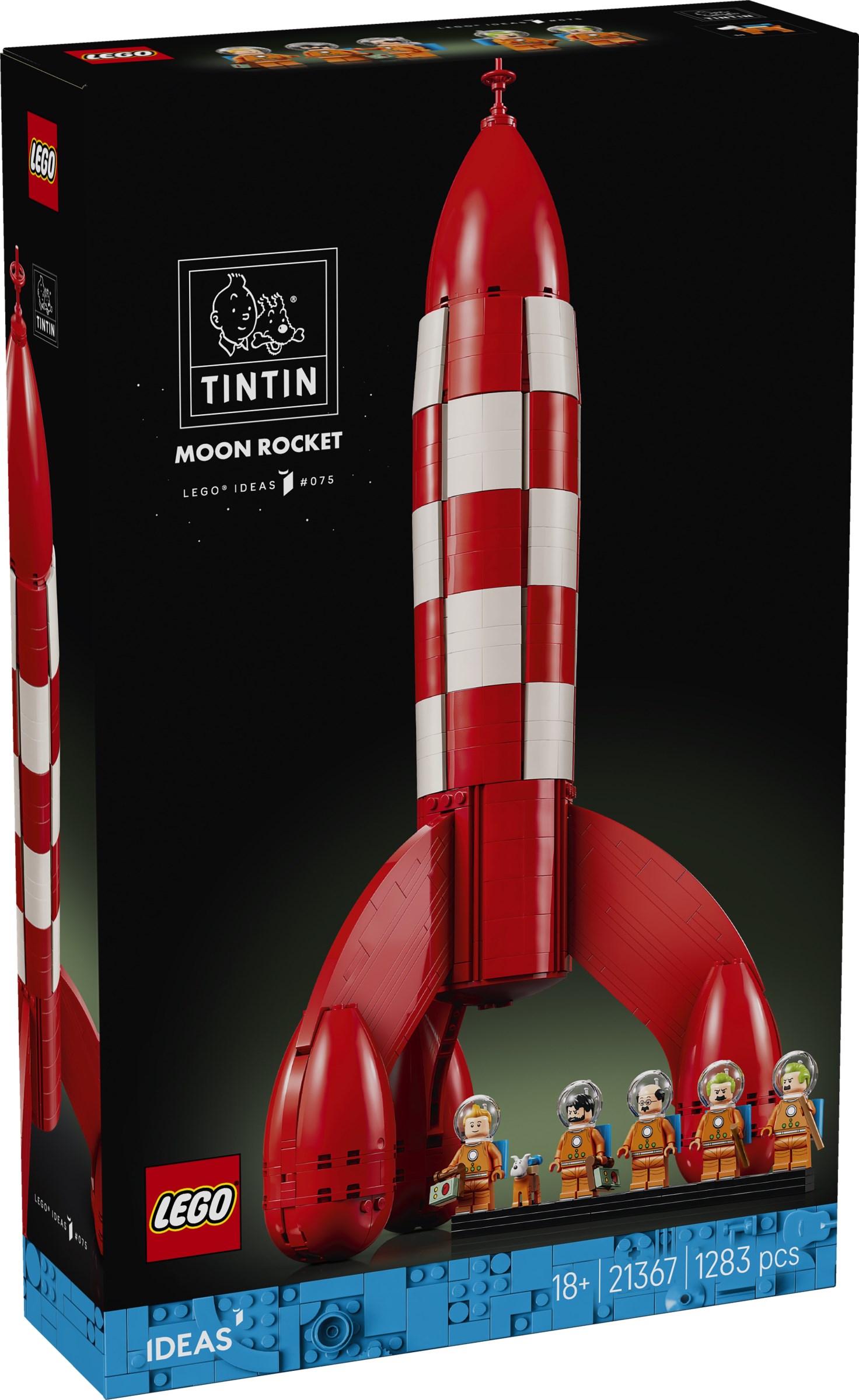LEGO TinTin Moon Rocket 21367 góc nhìn khác