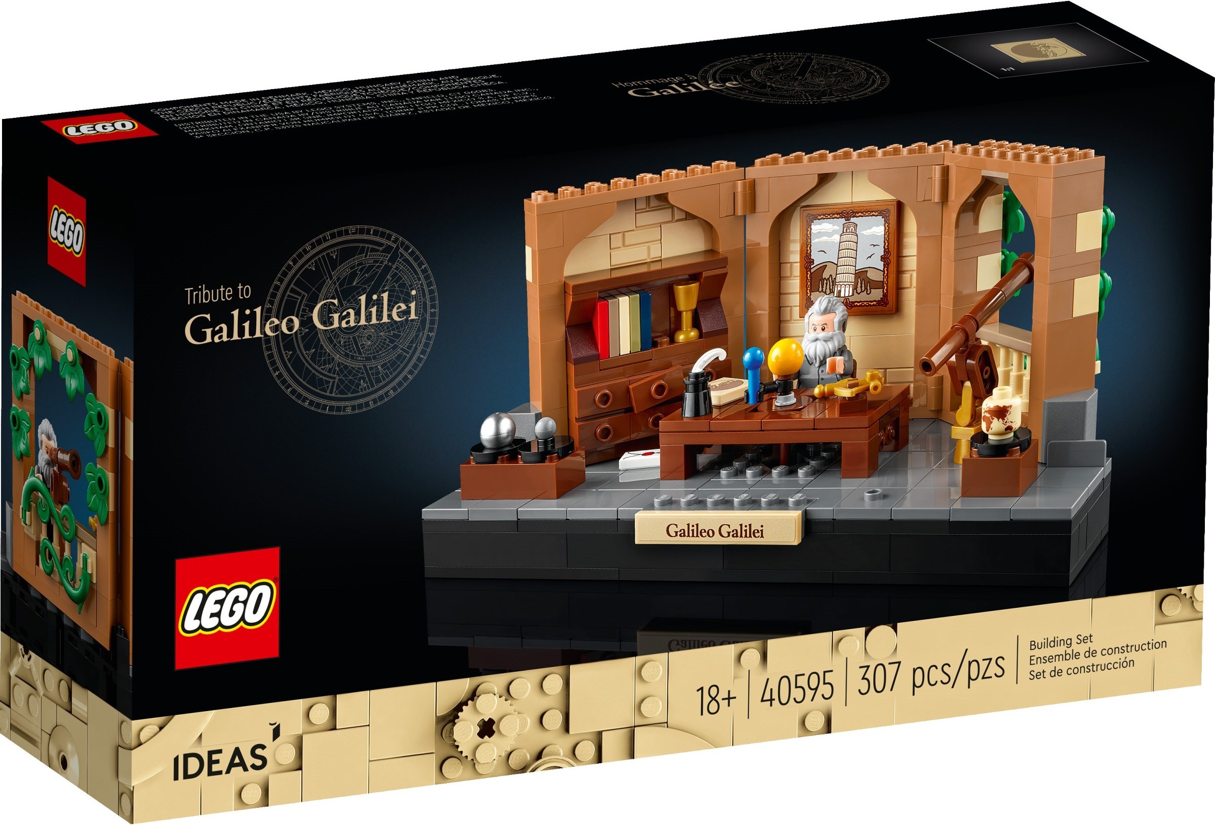 LEGO Editions Tribute to Galileo Galilei 40595 tổng thể
