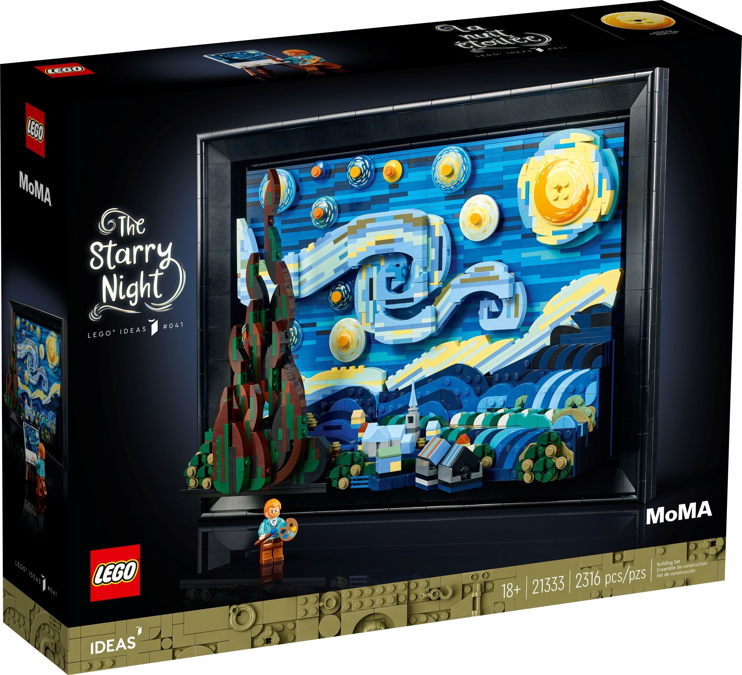 LEGO Vincent van Gogh - The Starry Night 21333 góc nhìn khác