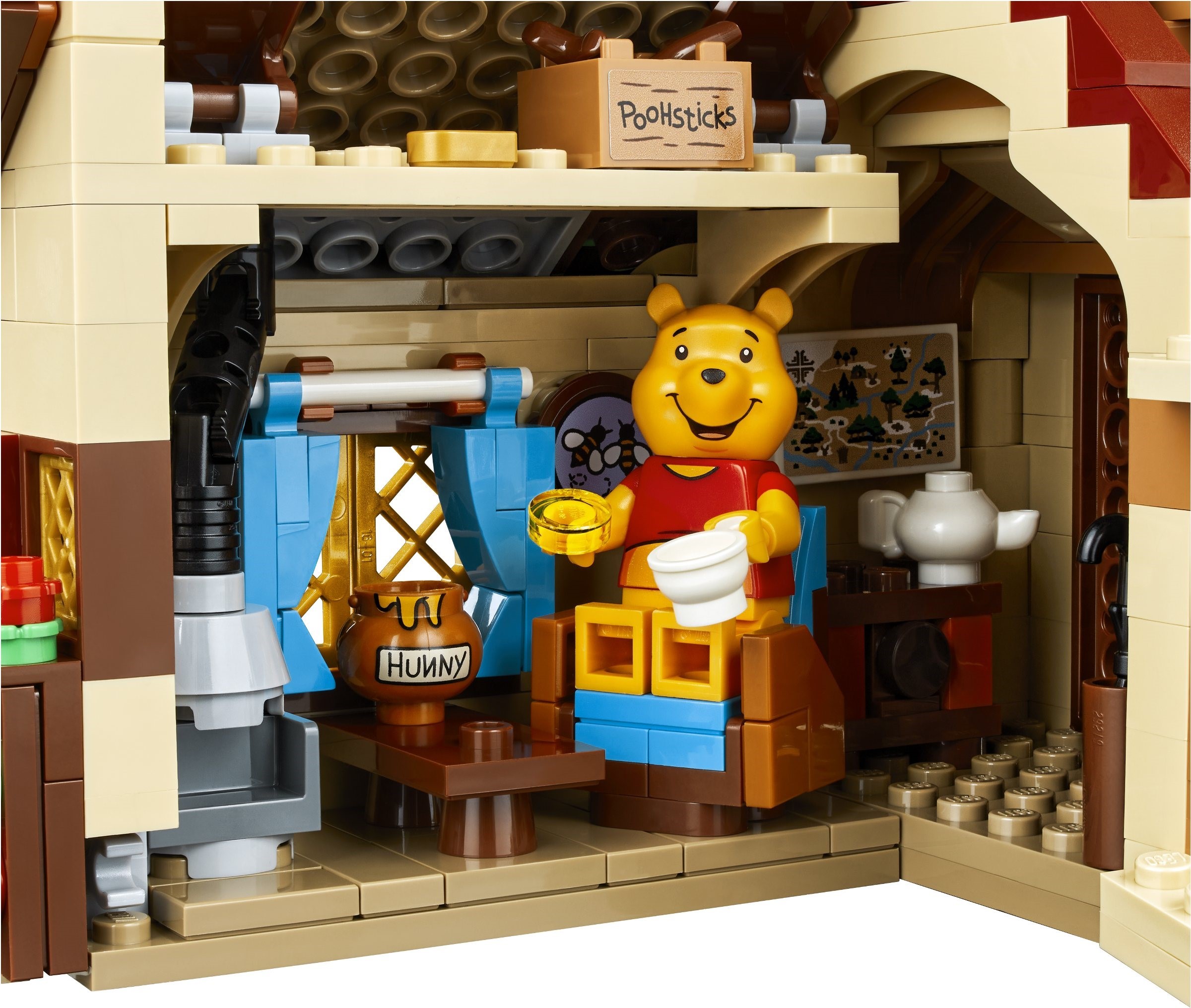 LEGO Winnie the Pooh 21326 chi tiết mặt trước