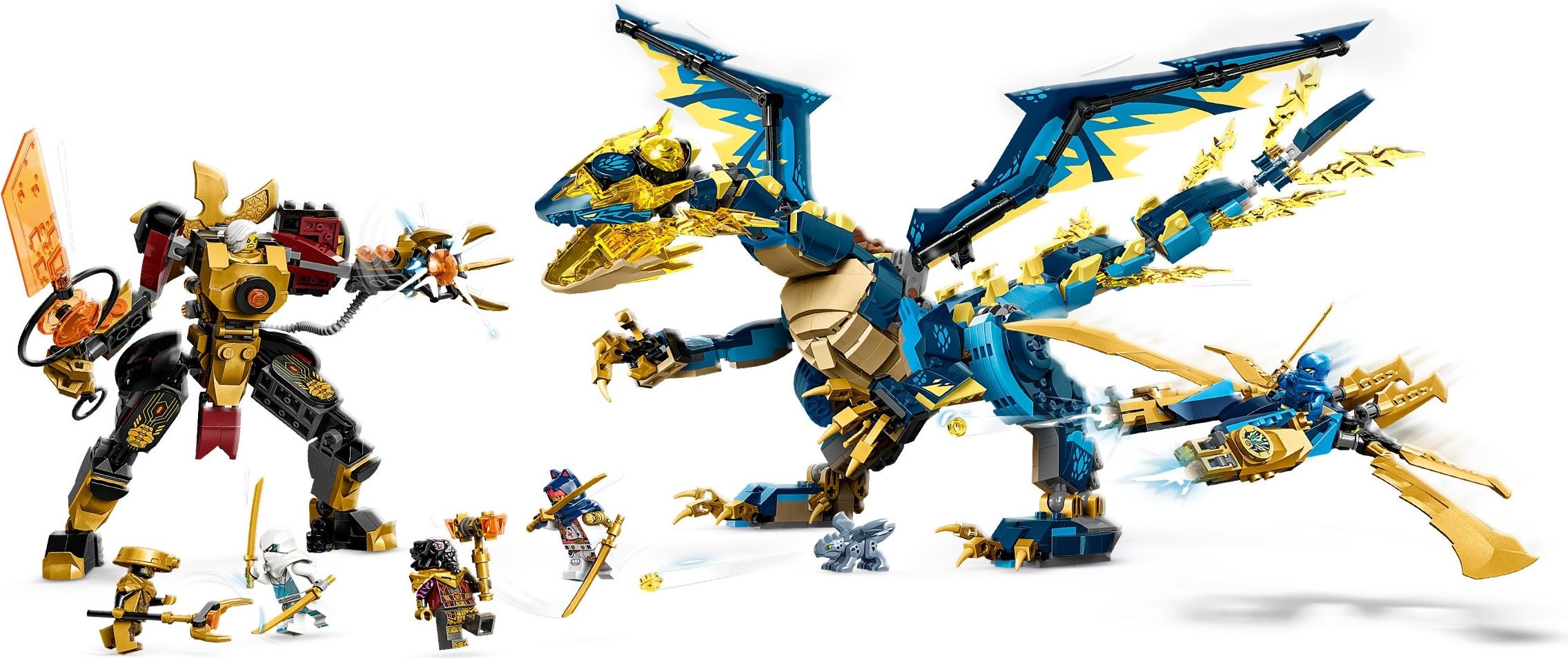 Elemental Dragon vs. The Empress Mech 71796 - góc nhìn khác của bộ LEGO