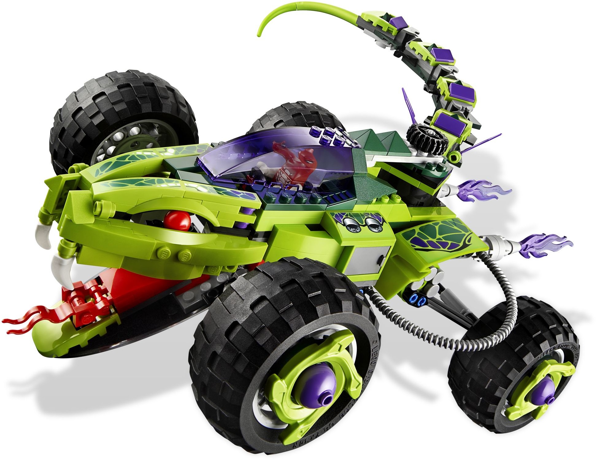 Fangpyre Truck Ambush 9445 - góc nhìn khác của bộ LEGO