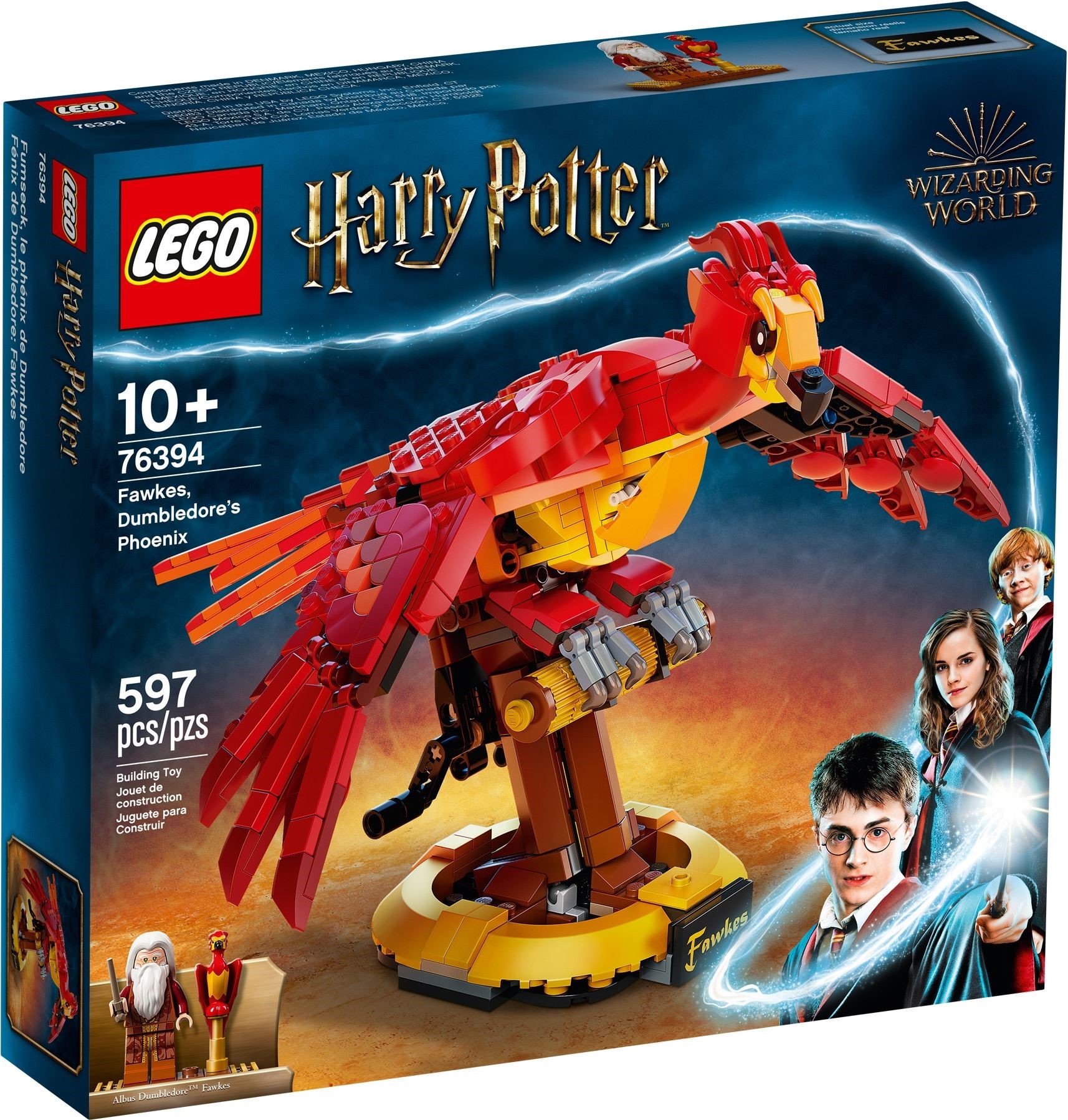 Fawkes, Dumbledore’s Phoenix 76394 - hình ảnh tổng thể bộ LEGO