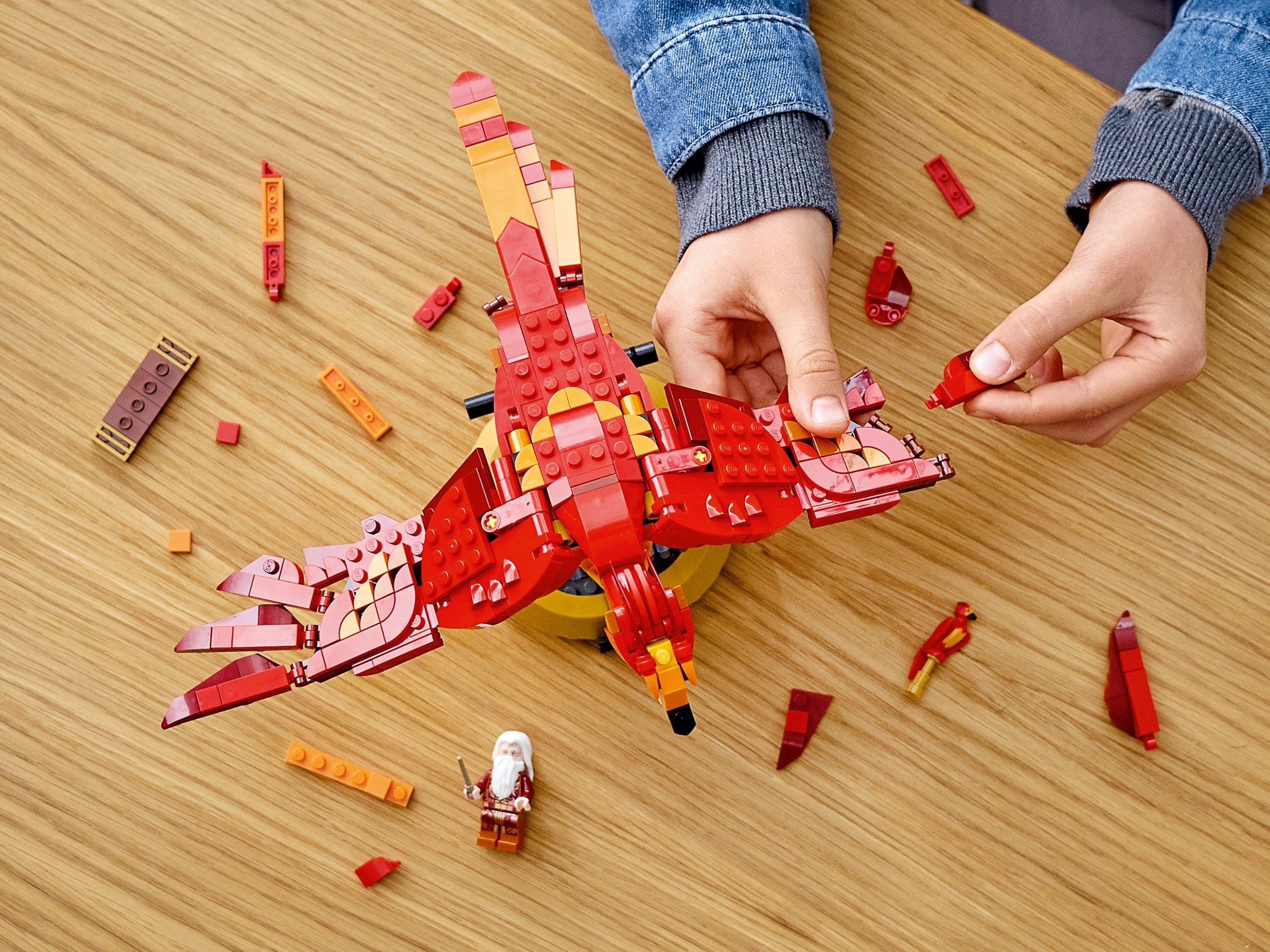 Fawkes, Dumbledore’s Phoenix 76394 - hình ảnh chi tiết bộ LEGO