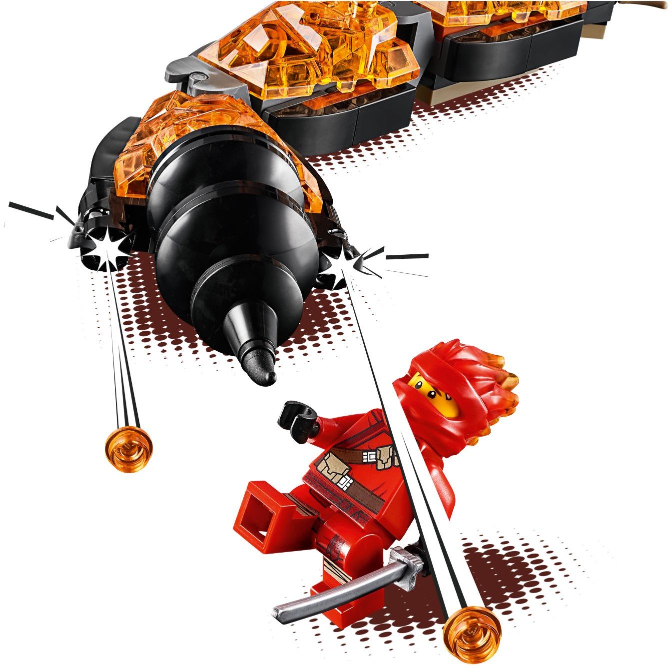 Fire Fang 70674 - hình ảnh tổng thể bộ LEGO