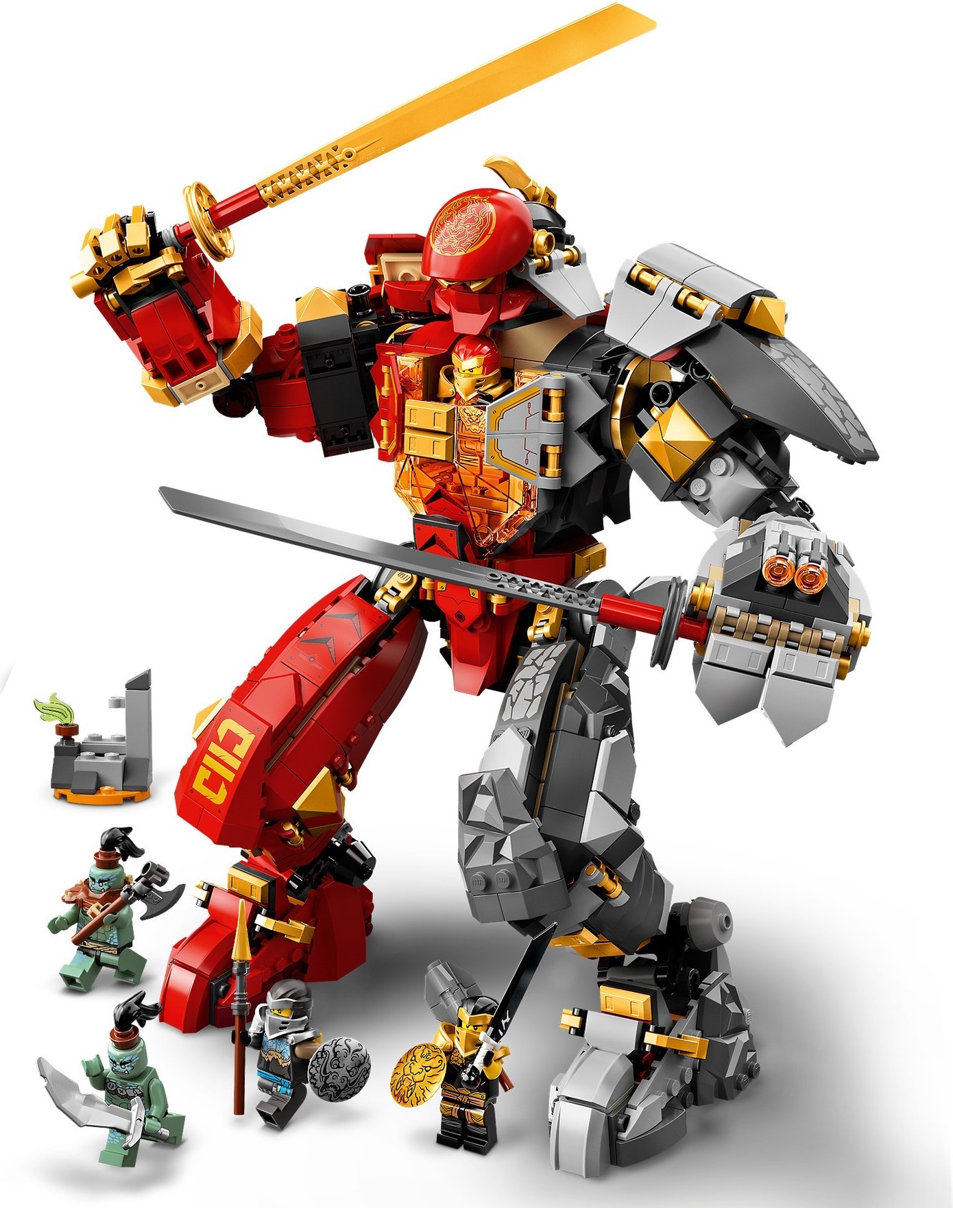 Fire Stone Mech 71720 - hình ảnh chi tiết bộ LEGO