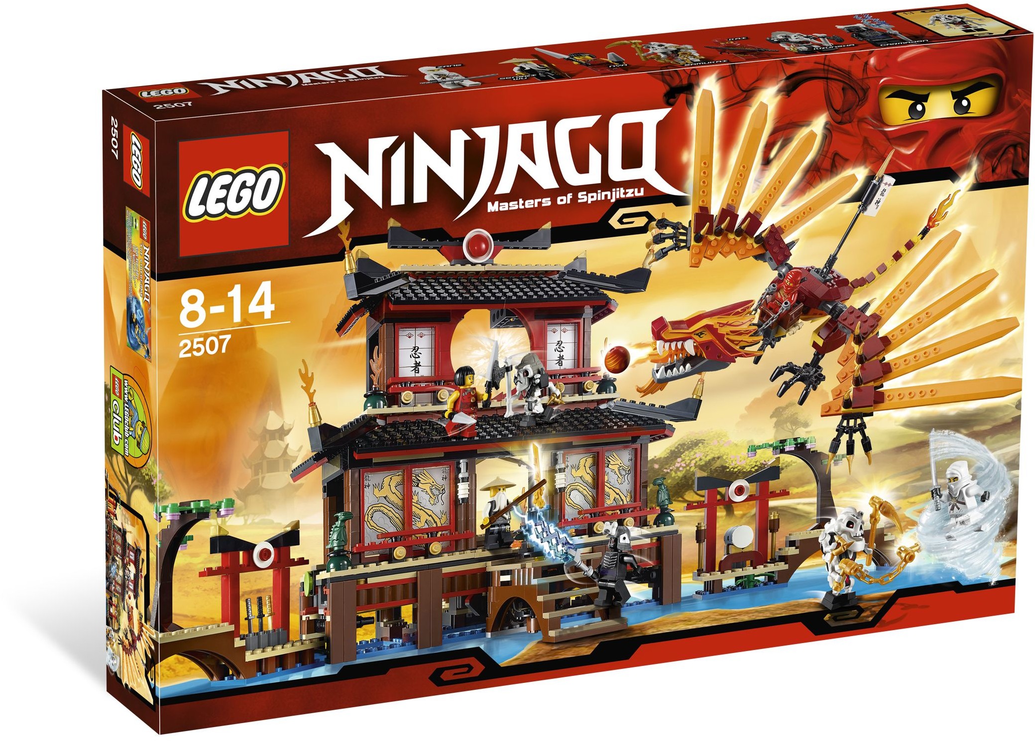 Fire Temple 2507 - hình ảnh tổng thể bộ LEGO