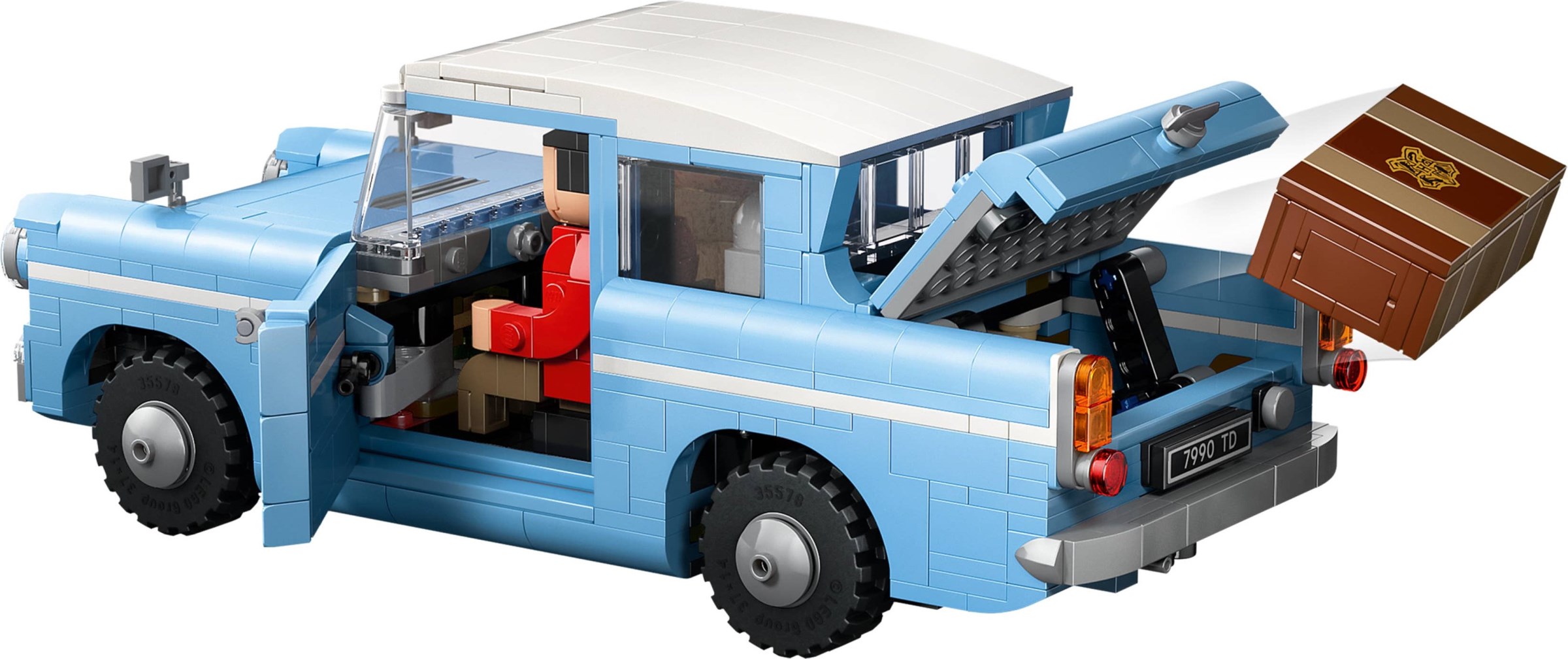 Flying Ford Anglia 76470 - góc nhìn khác của bộ LEGO