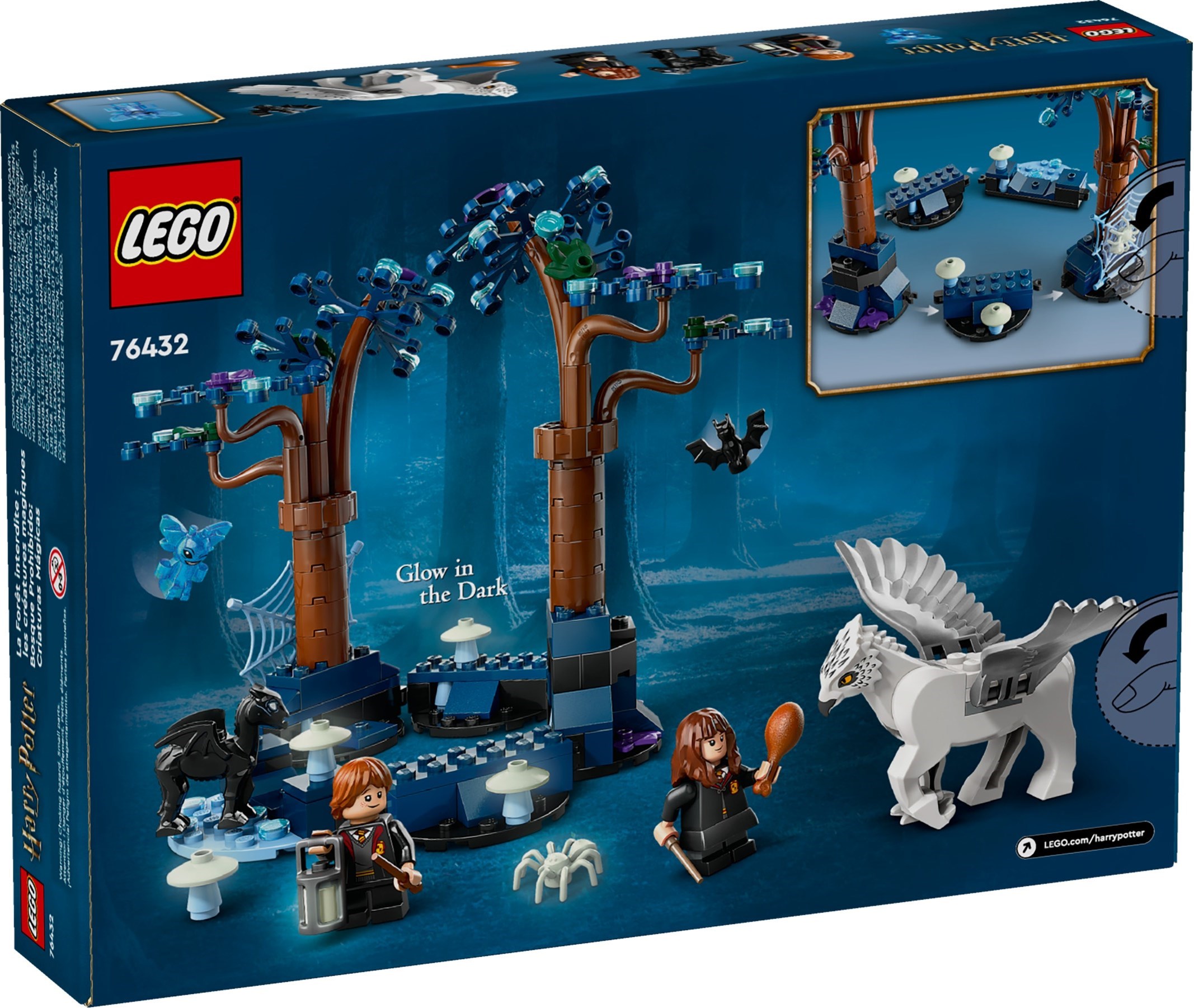 Forbidden Forest: Magical Creatures 76432 - hình ảnh tổng thể bộ LEGO