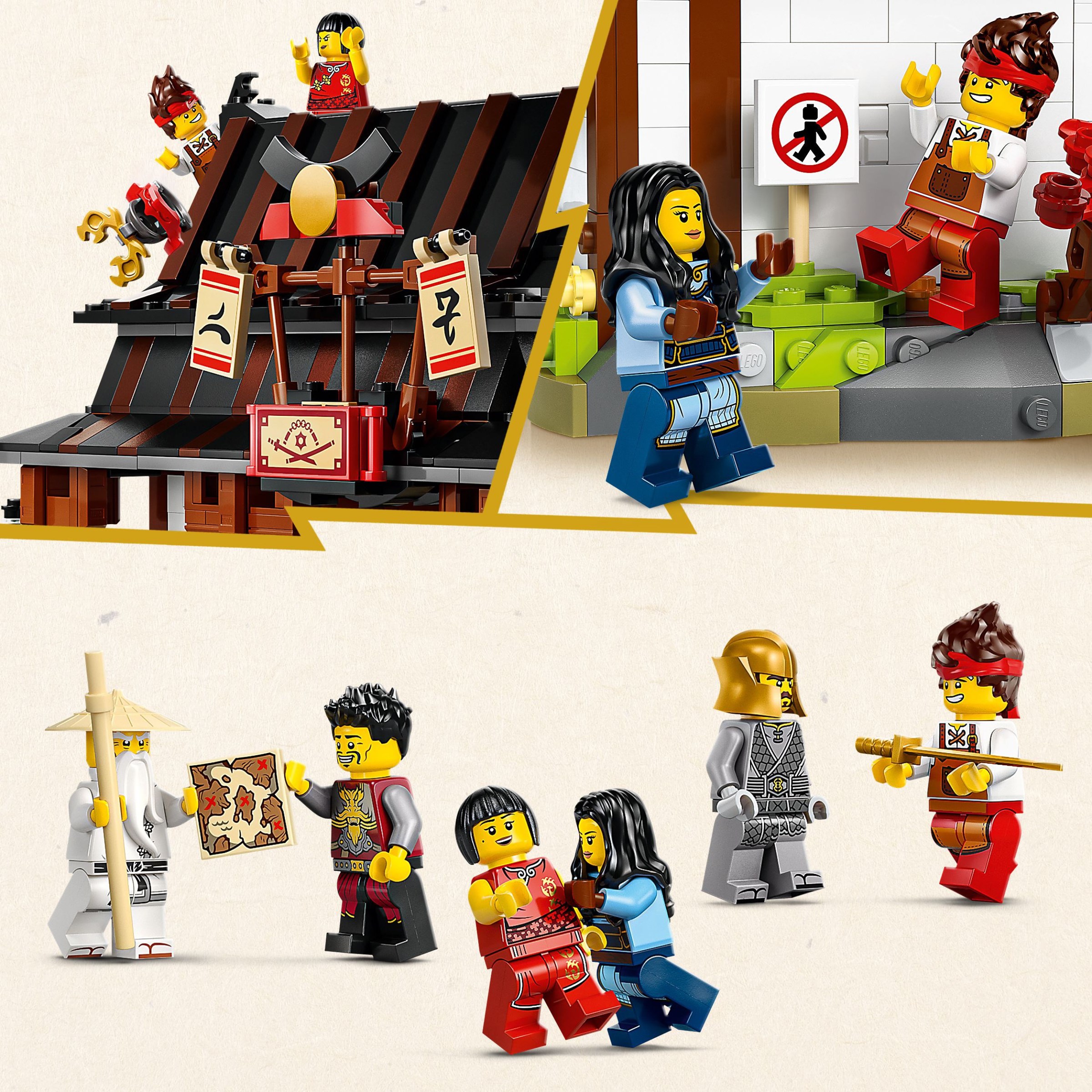 Four Weapons Blacksmith 71858 - góc nhìn khác của bộ LEGO