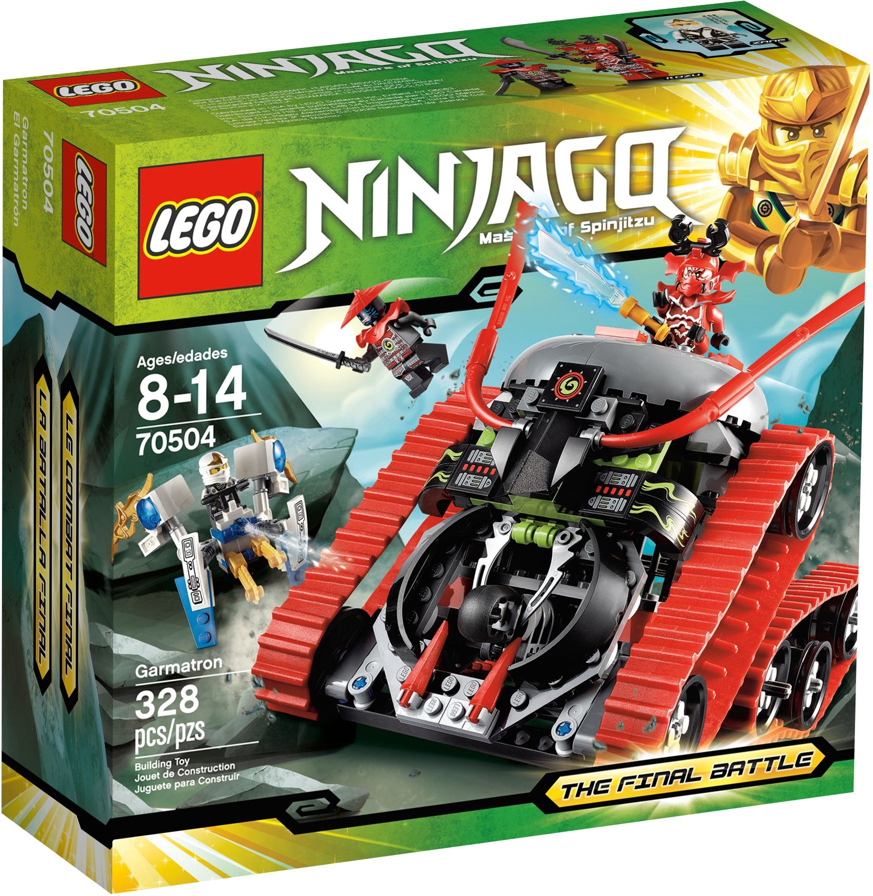 Garmatron 70504 - hình ảnh tổng thể bộ LEGO