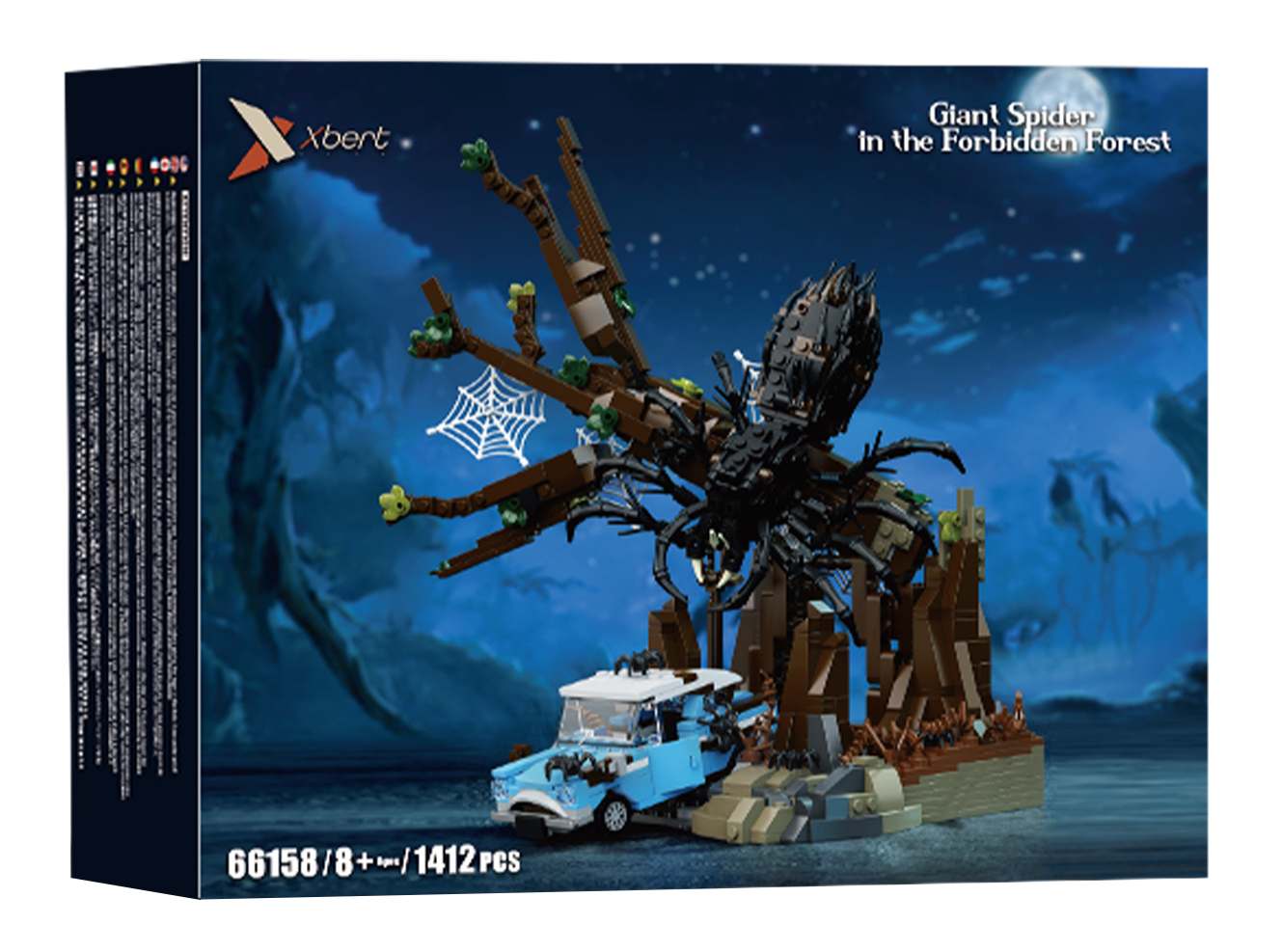 Giant Spider In The Forbidden Forest  - hình ảnh tổng thể bộ LEGO