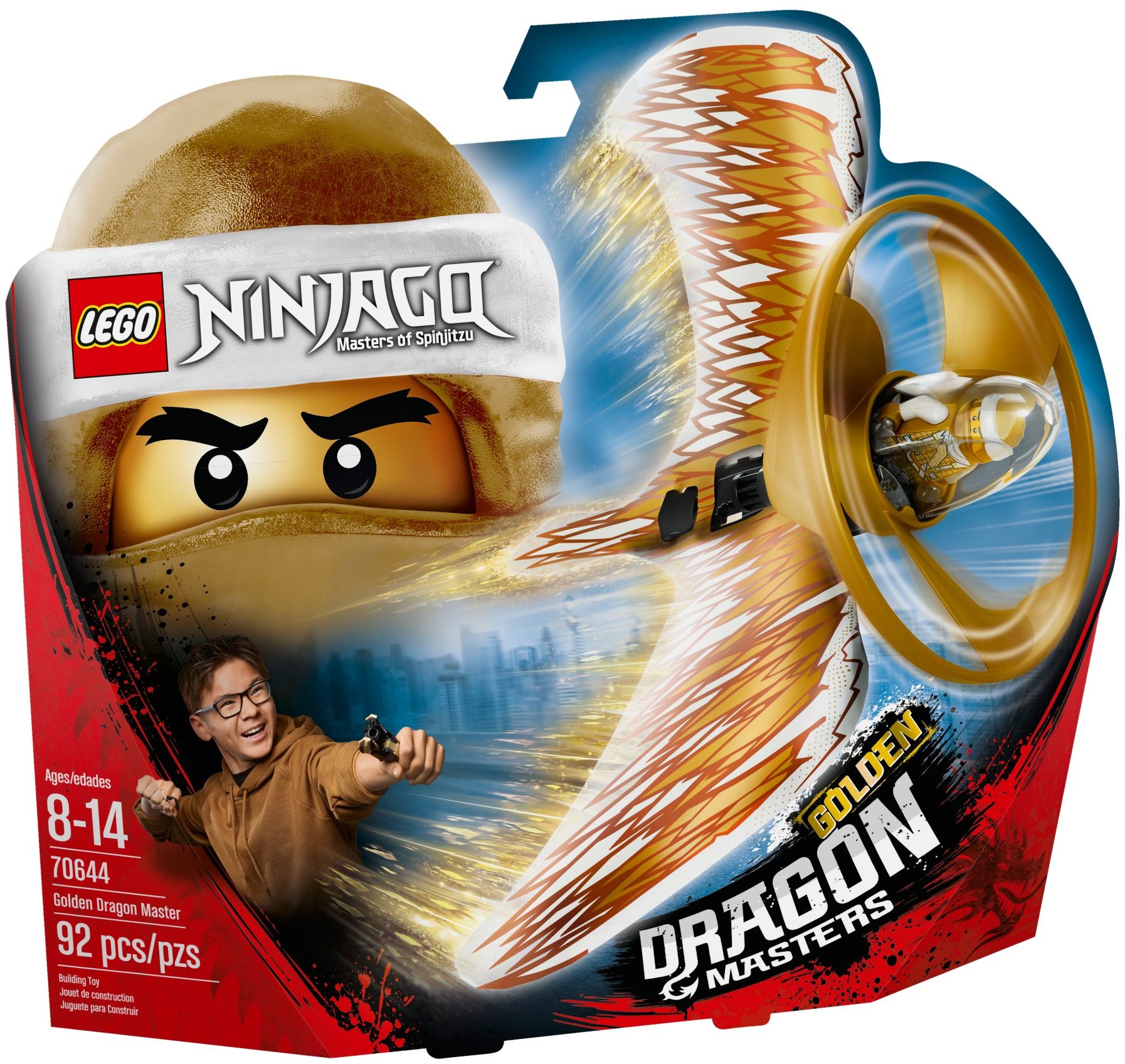 Golden Dragon Master 70644 - hình ảnh tổng thể bộ LEGO