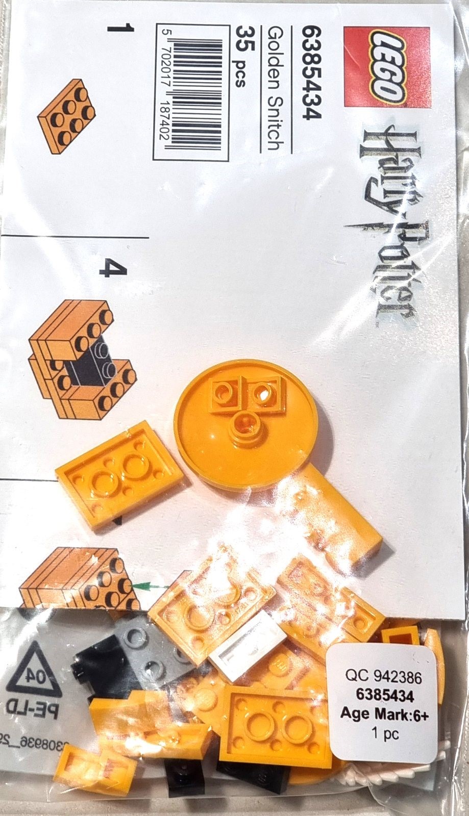 Golden Snitch 6385434 - hình ảnh chi tiết bộ LEGO