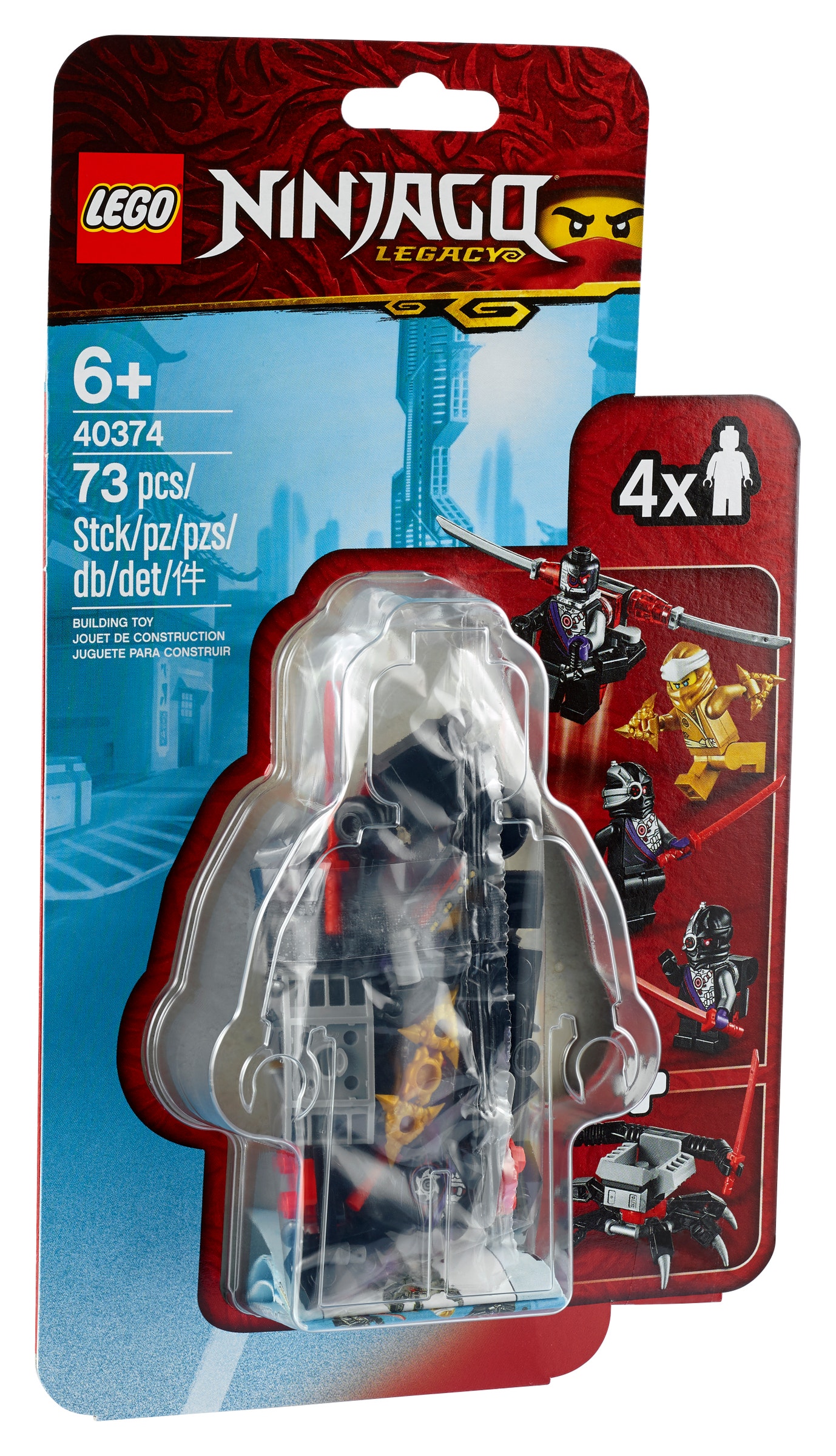 Golden Zane Accessory Set 40374 - hình ảnh tổng thể bộ LEGO