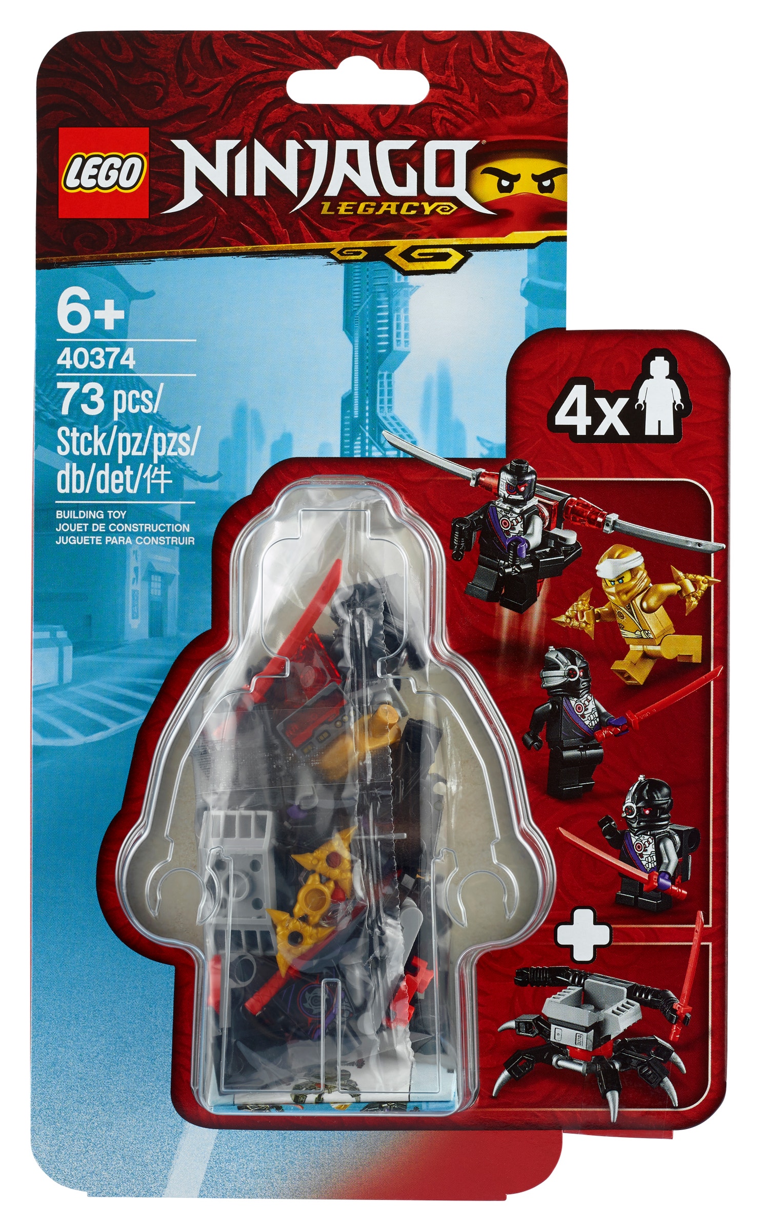 Golden Zane Accessory Set 40374 - hình ảnh chi tiết bộ LEGO