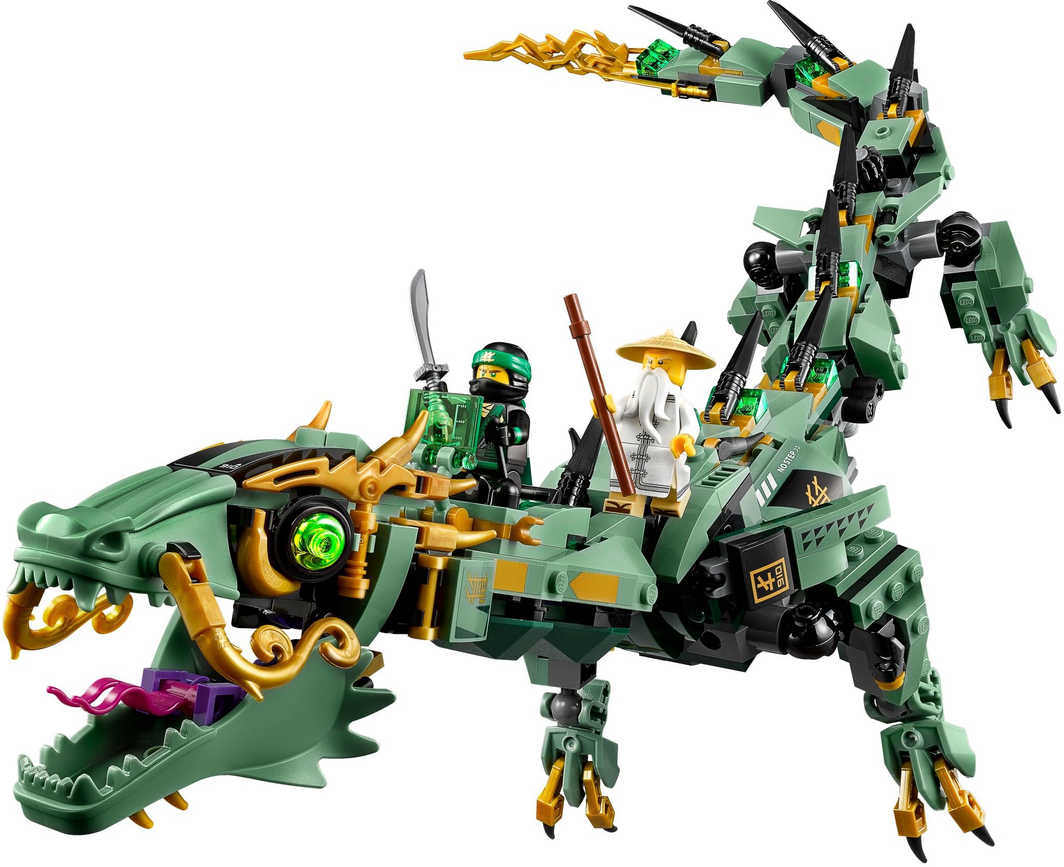 Green Ninja Mech Dragon 70612 - hình ảnh chi tiết bộ LEGO