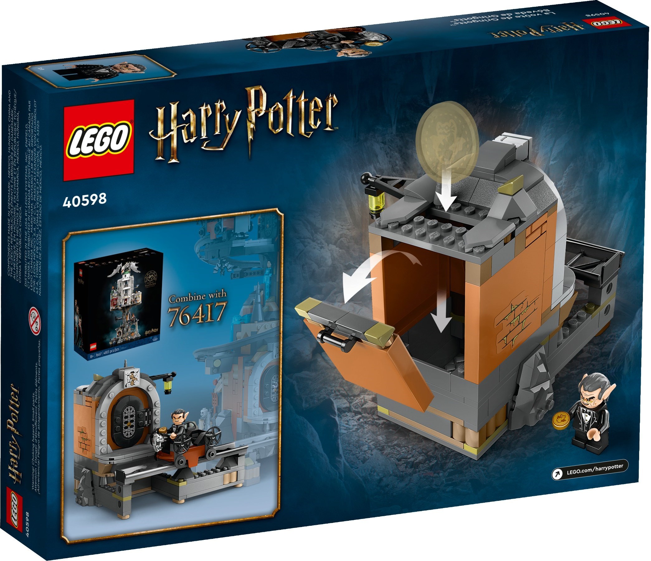 Gringotts Vault 40598 - hình ảnh tổng thể bộ LEGO