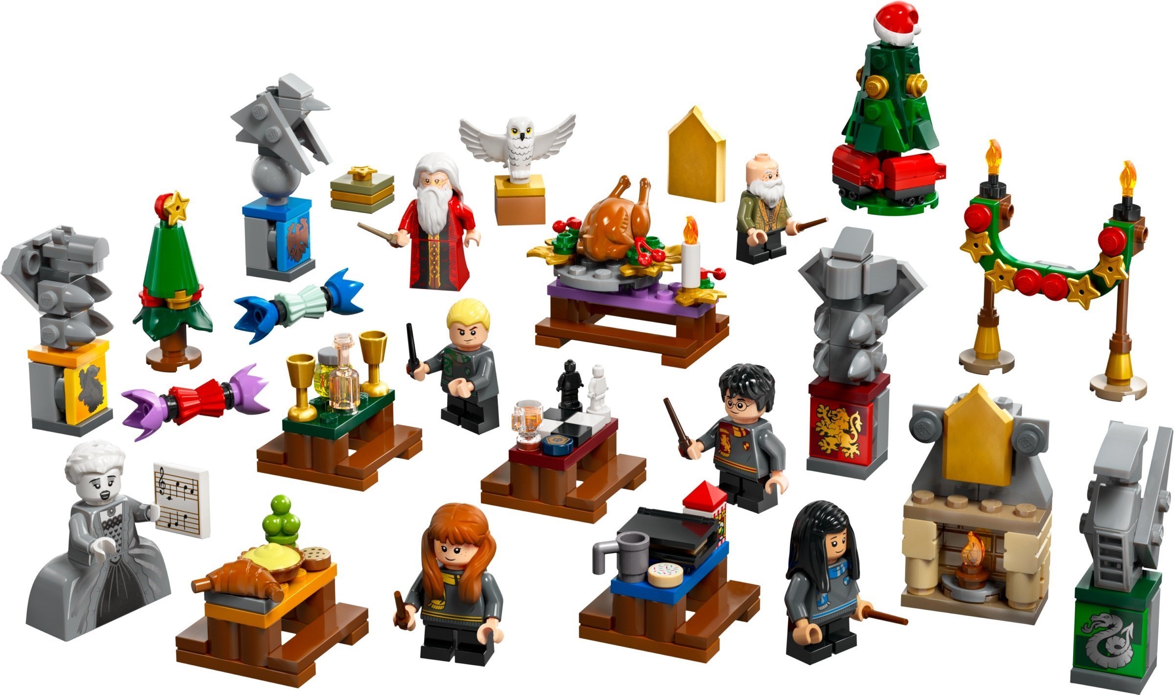 Harry Potter Advent Calendar 2024 76438 - góc nhìn khác của bộ LEGO