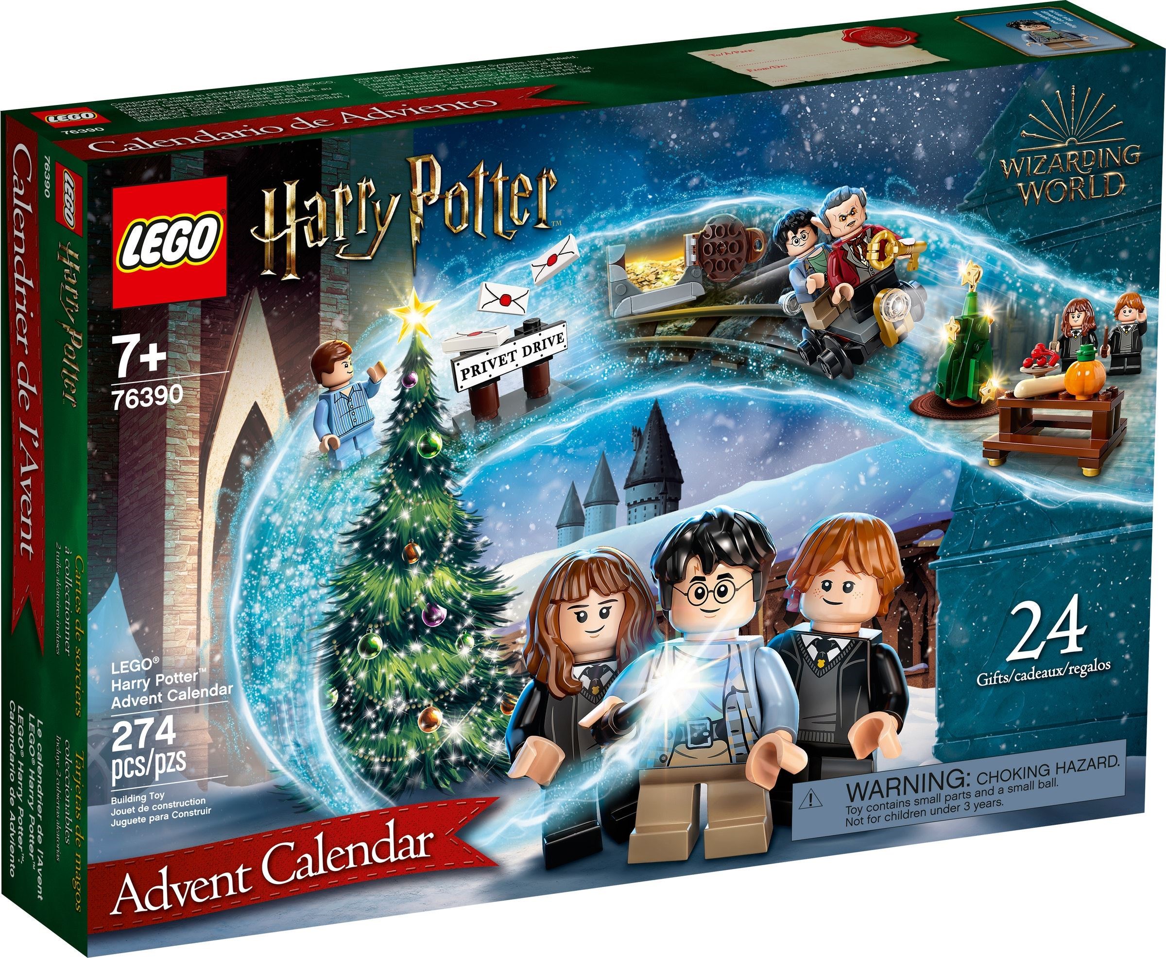 Harry Potter Advent Calendar 76390 - góc nhìn khác của bộ LEGO