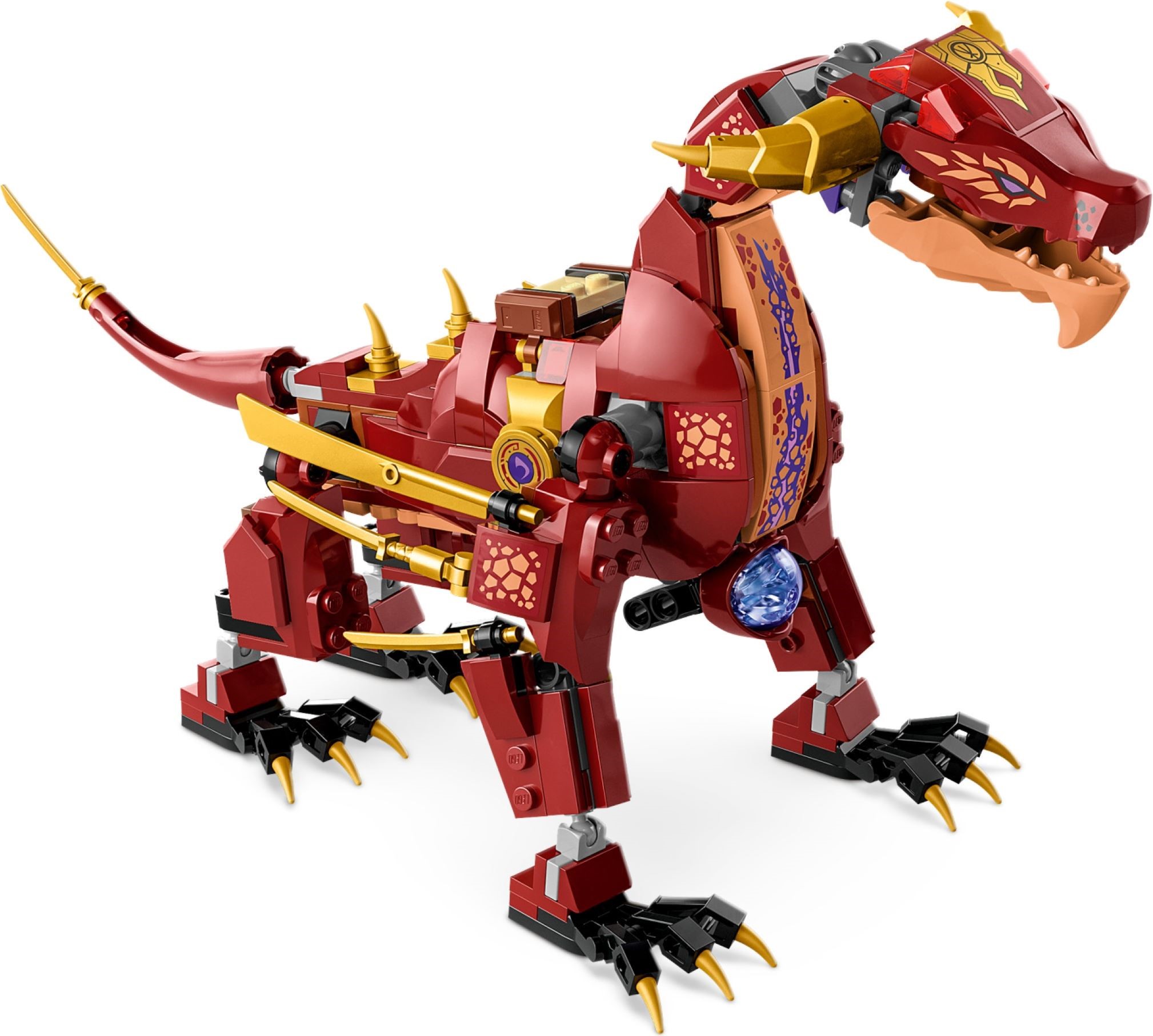 Heatwave Transforming Lava Dragon 71793 - góc nhìn khác của bộ LEGO