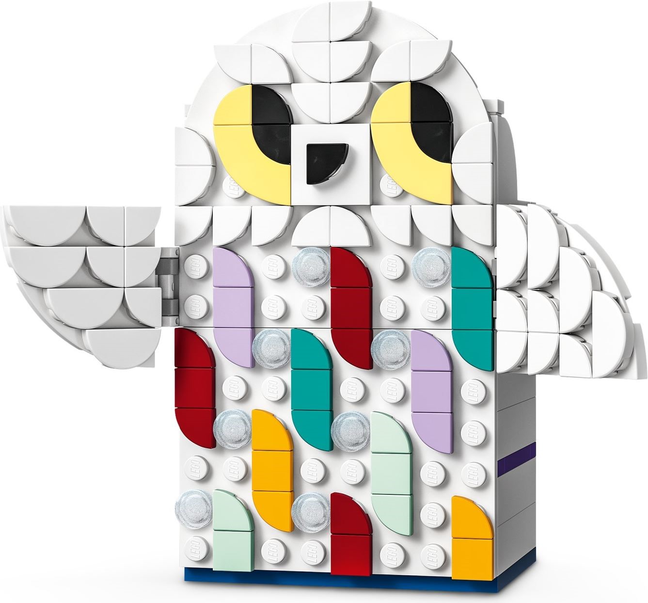 Hedwig Pencil Holder 41809 - hình ảnh tổng thể bộ LEGO