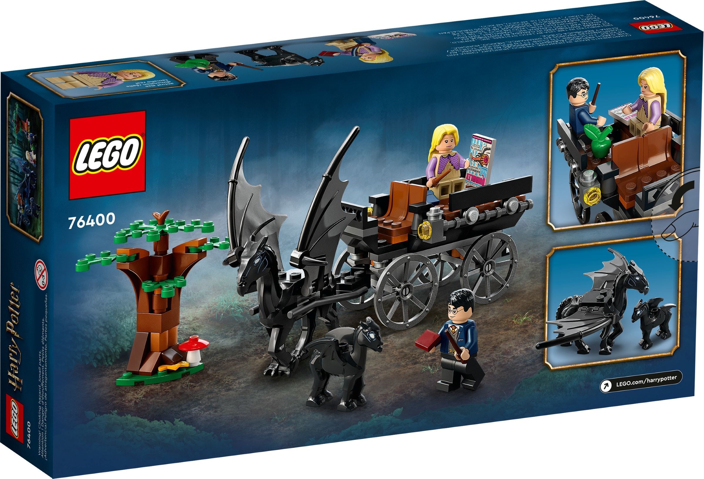 Hogwarts Carriage and Thestrals 76400 - hình ảnh chi tiết bộ LEGO