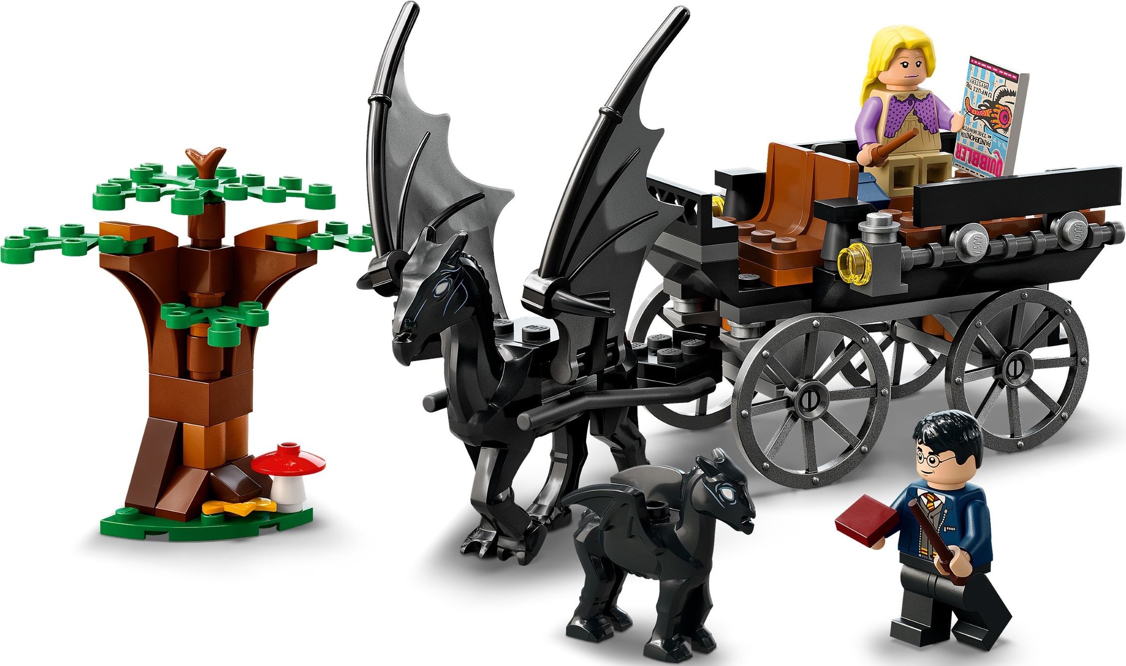 Hogwarts Carriage and Thestrals 76400 - góc nhìn khác của bộ LEGO