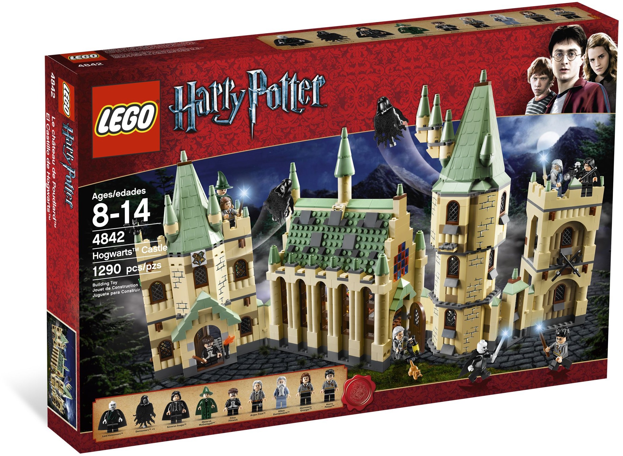 Hogwarts Castle 4842 - hình ảnh tổng thể bộ LEGO