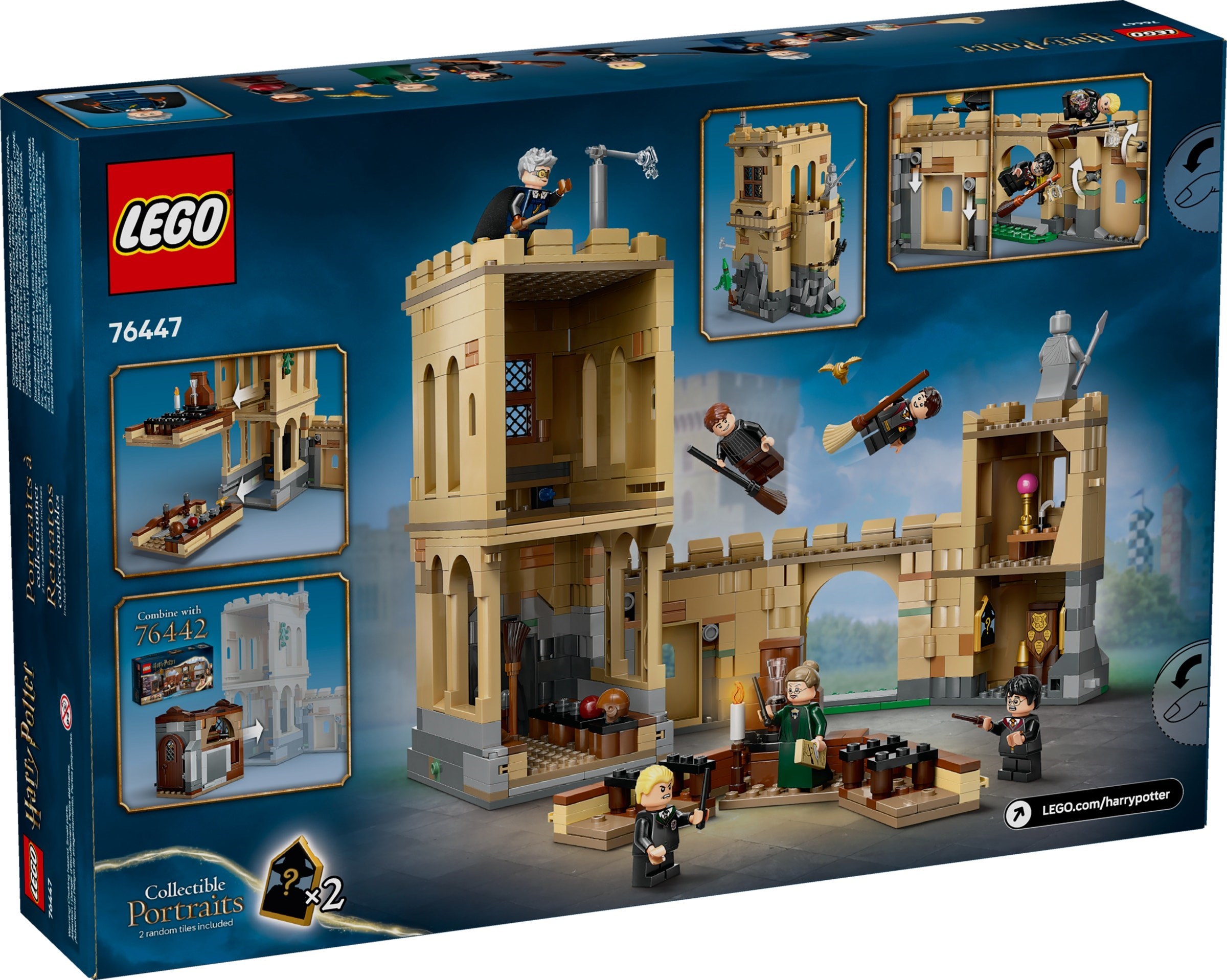 Hogwarts Castle: Flying Lessons 76447 - hình ảnh chi tiết bộ LEGO