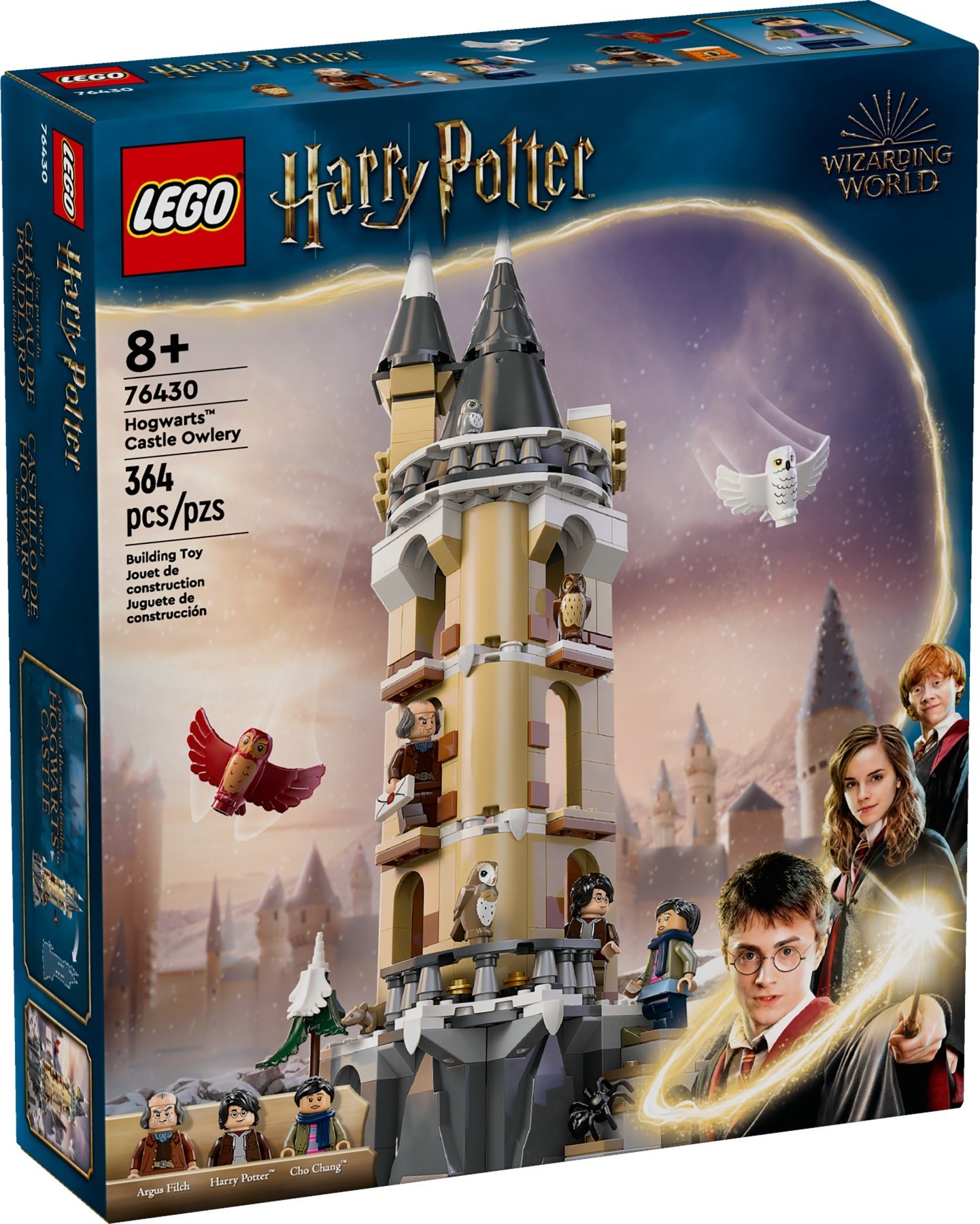 Hogwarts Castle Owlery 76430 - hình ảnh tổng thể bộ LEGO