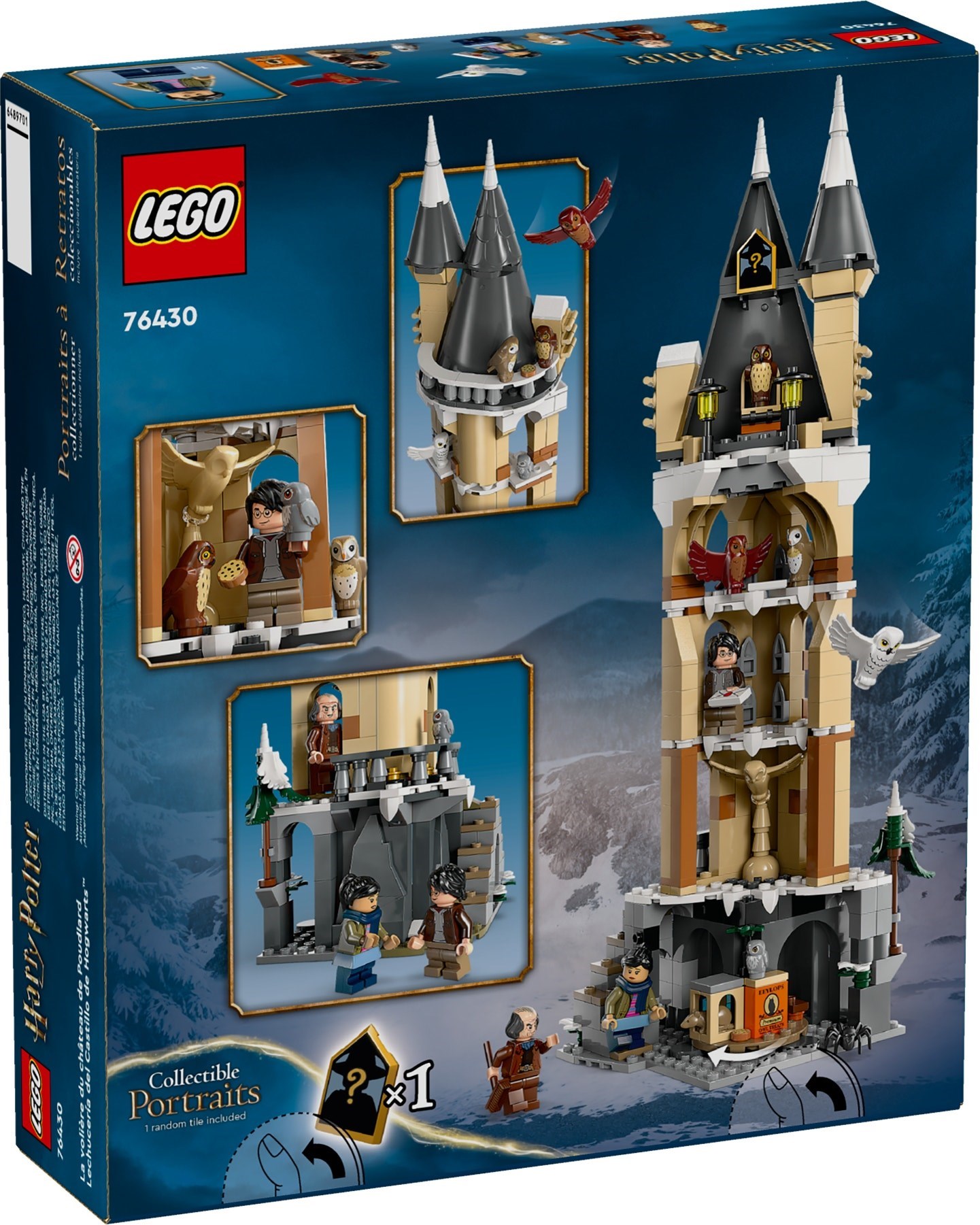 Hogwarts Castle Owlery 76430 - hình ảnh chi tiết bộ LEGO