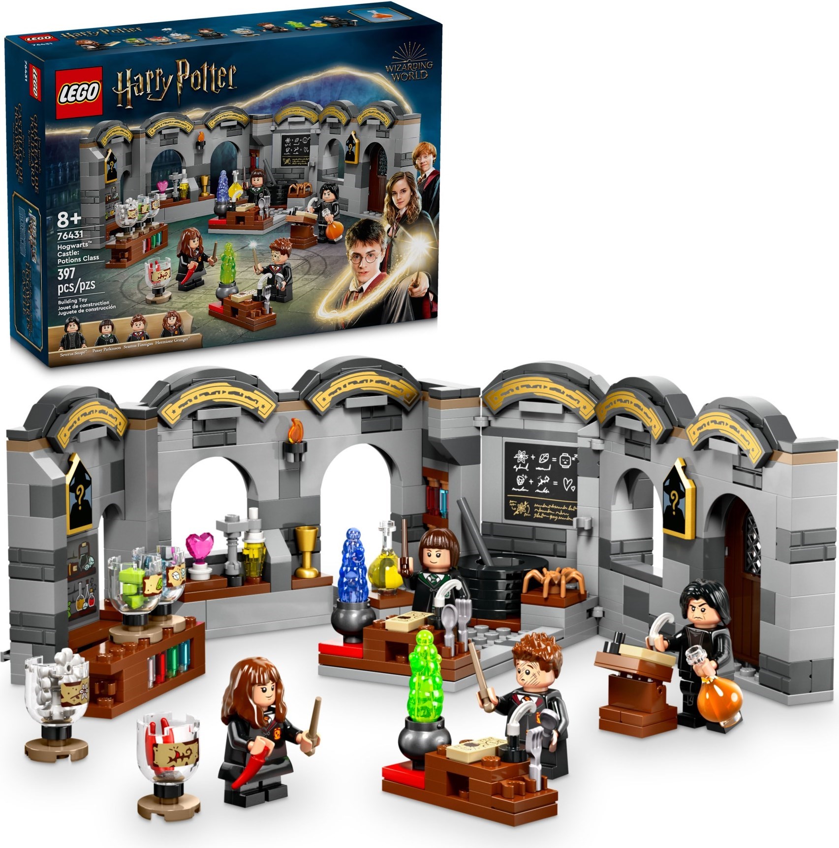 Hogwarts Castle: Potions Class 76431 - hình ảnh tổng thể bộ LEGO